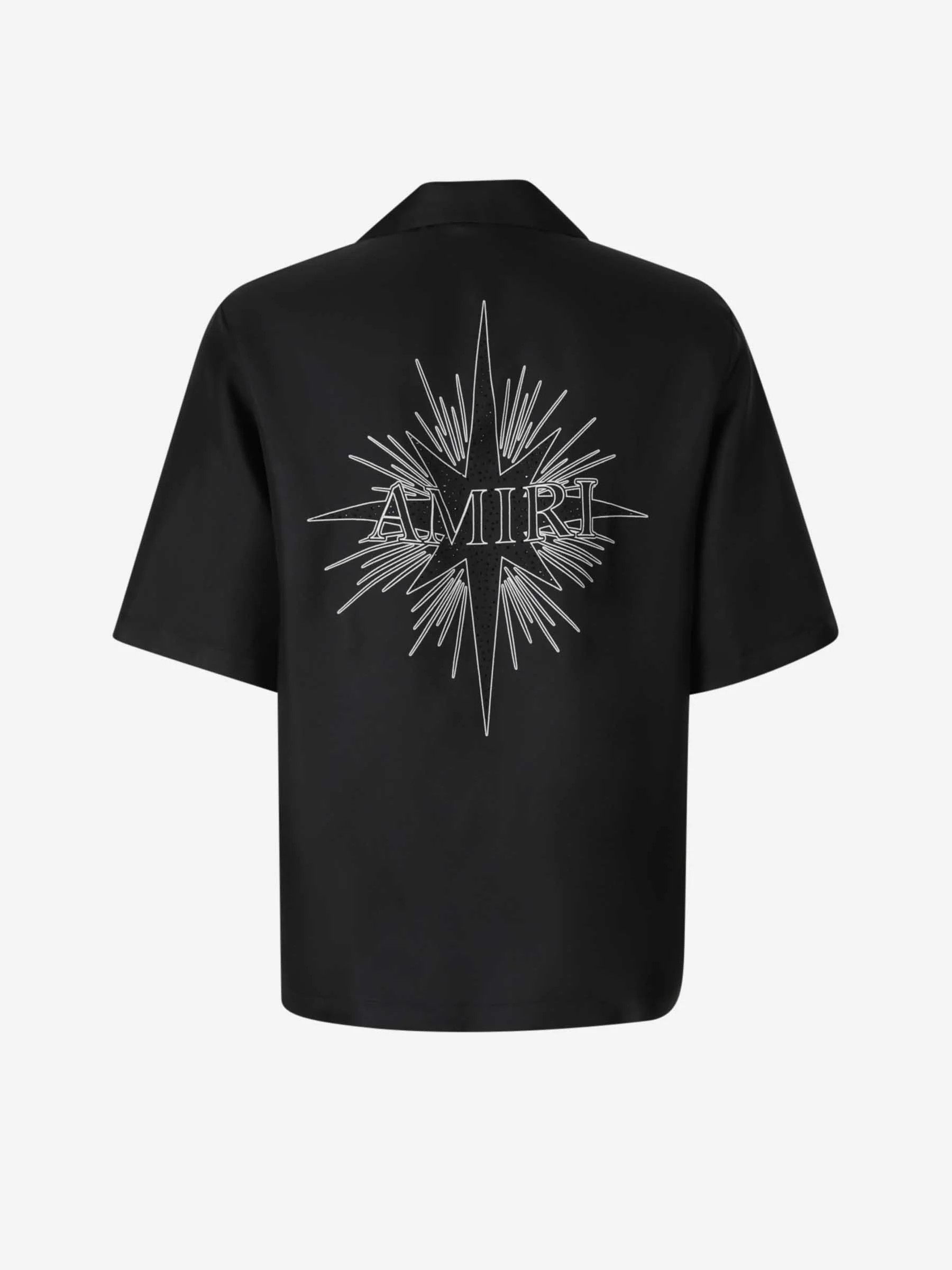 Amiri o1orln0426 Starburst Shirt in Black Size US M / EU 48-50 / 2 - 2 Thumbnail