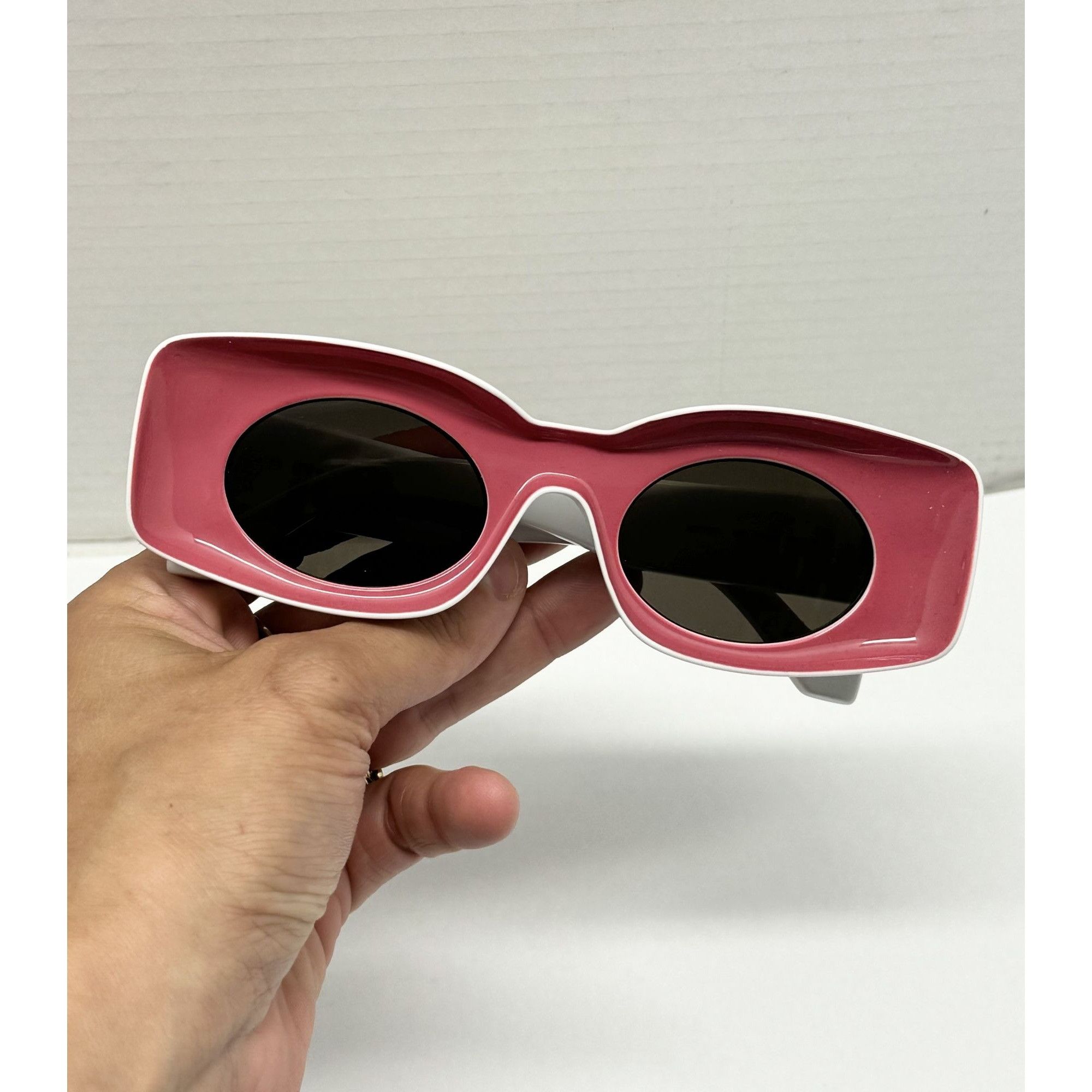 Loewe New Loewe Oval Injection Plastic Sunglasses Size ONE SIZE - 4 Thumbnail