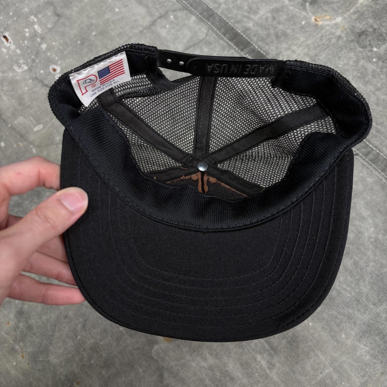 Vintage Vintage 80s Top Gun Recruiter Scrambled Eggs Trucker Hat Size ONE SIZE - 3 Thumbnail