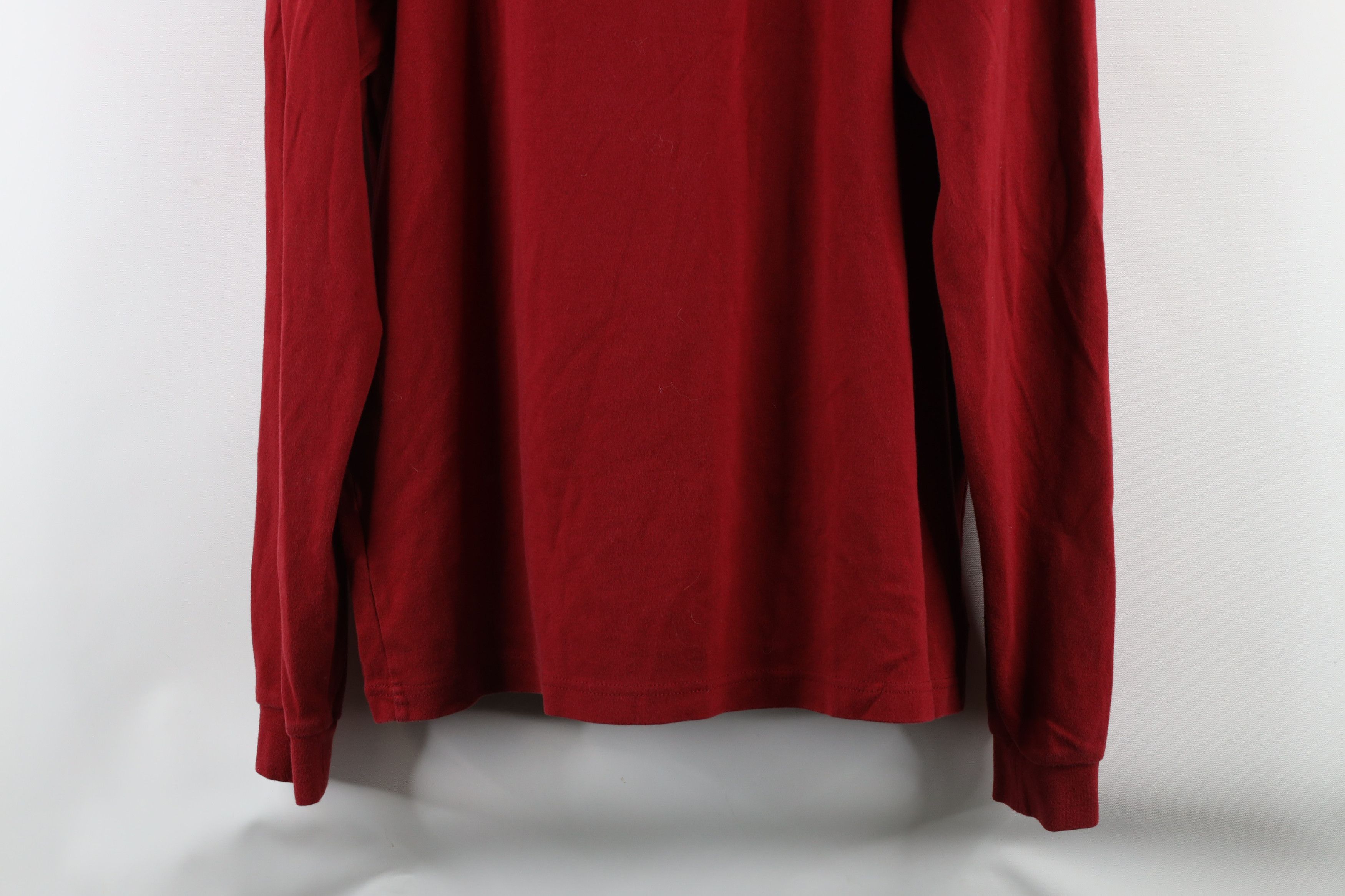 Eddie Bauer × Vintage Vintage 90s Eddie Bauer Long Sleeve Turtleneck T-Shirt Red Size US XL / EU 56 / 4 - 7 Thumbnail