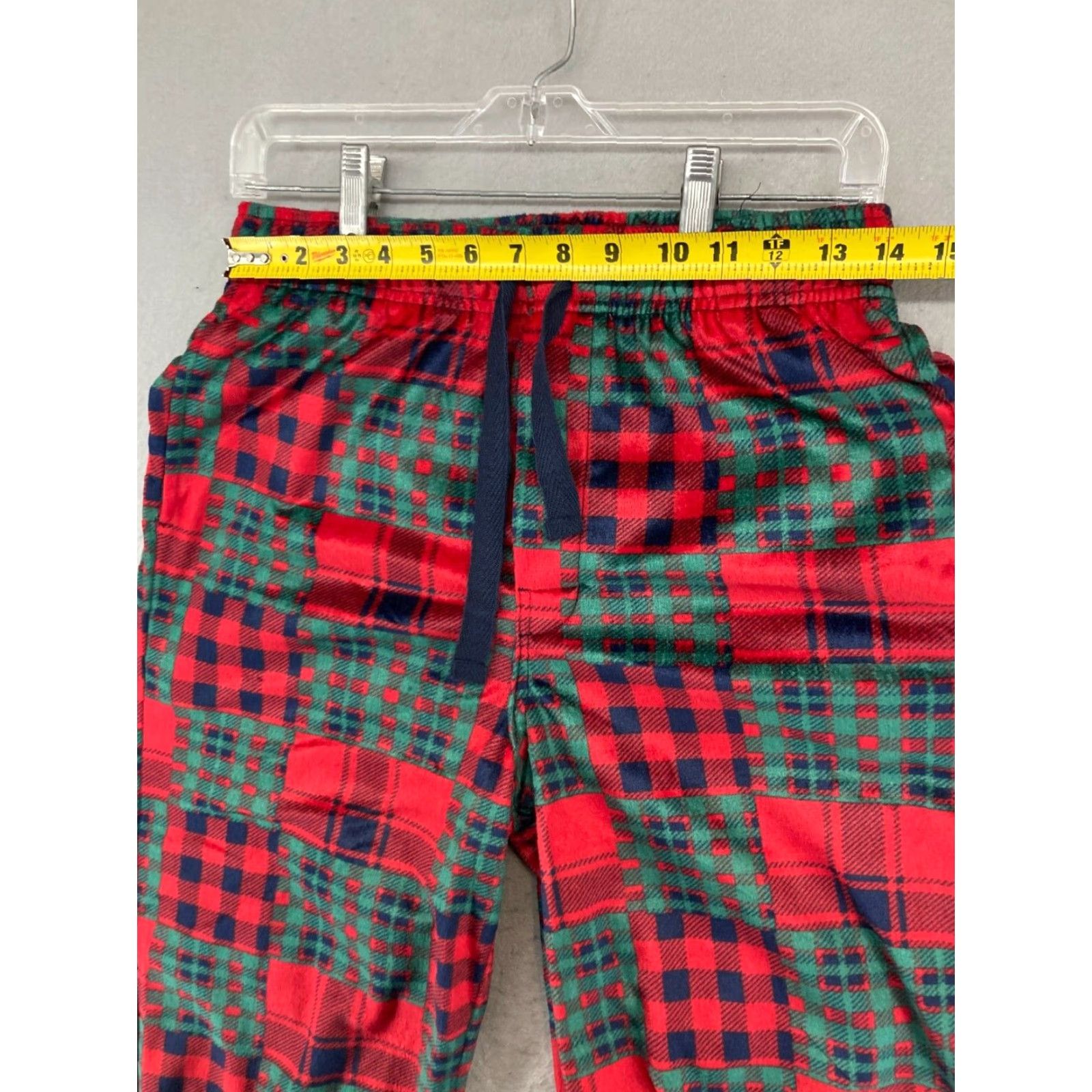 Vintage Saddlebred Mens Sleep Pants Small Red Plaid Patchwork Holiday Comfort Open Fly Lounge Pants S Mens Red Holiday Plaid Patchwork Cotton-Poly? Size US 29 - 2 Thumbnail