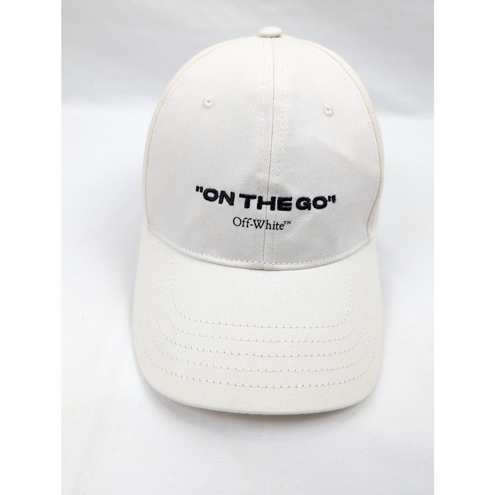 Off-White o1rshd1 Size : M / Garm Dyed Baseball in Ivory Black Size ONE SIZE - 2 Thumbnail