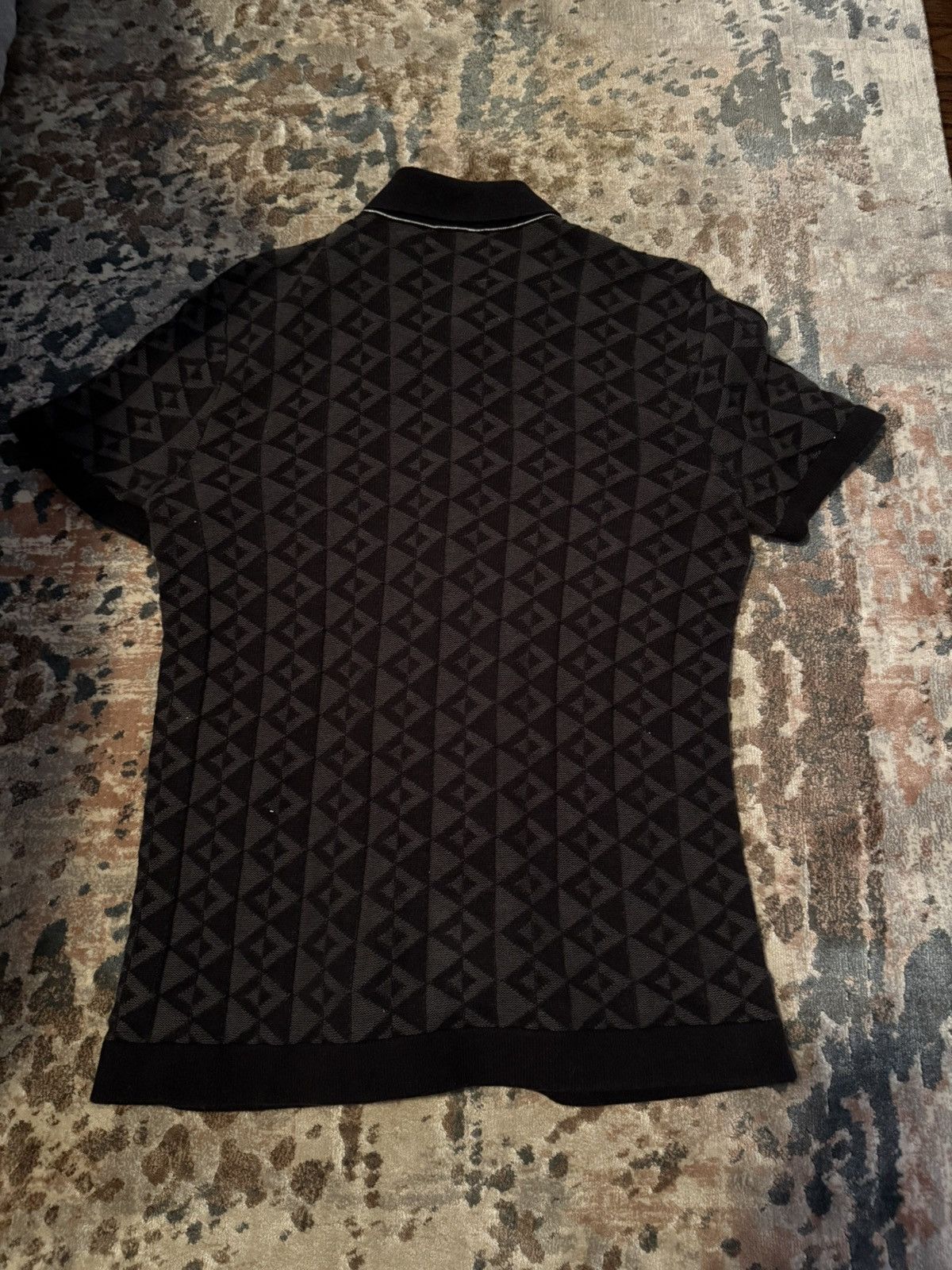 Express Express Knit Short Sleeve Button Up Polo Size US M / EU 48-50 / 2 - 2 Thumbnail