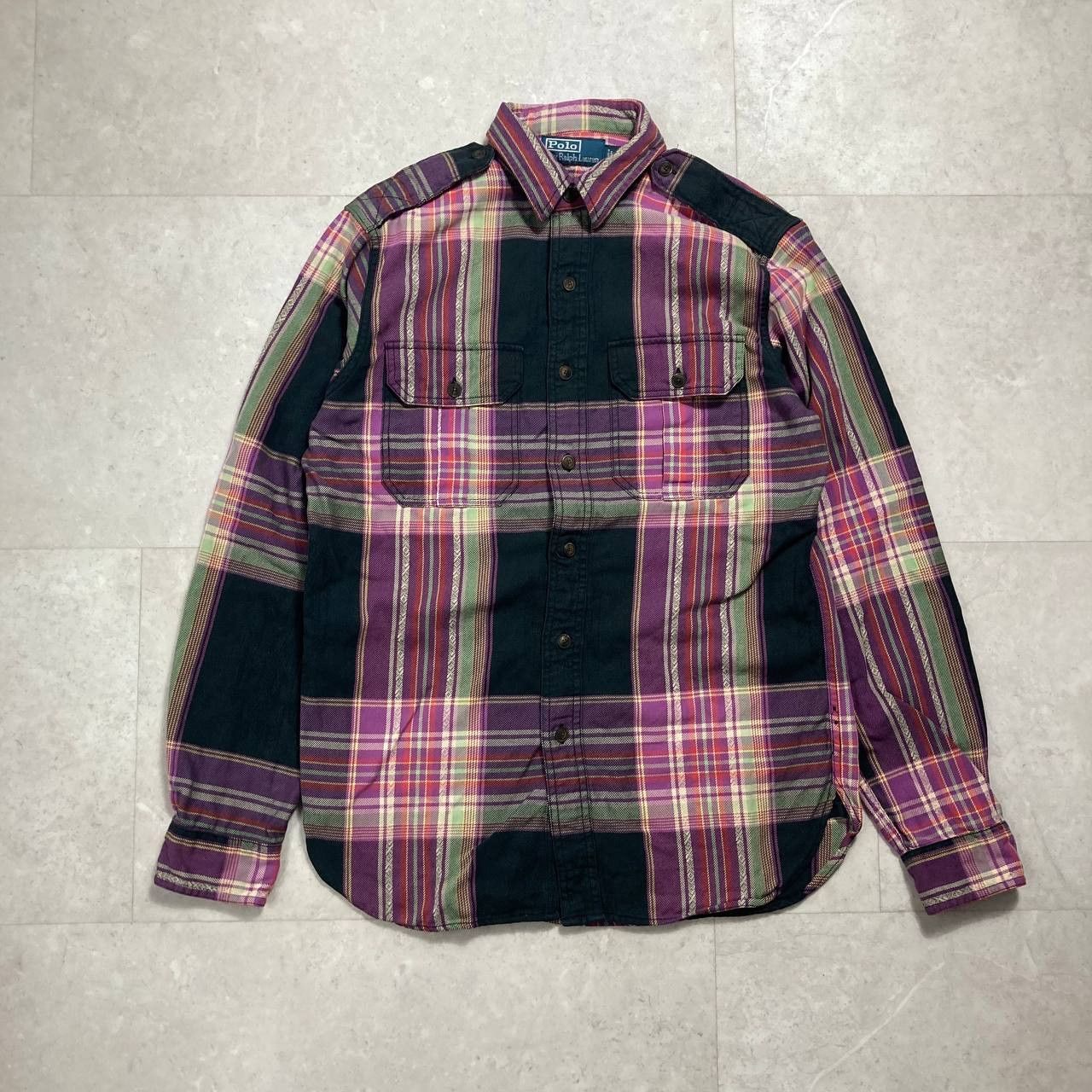 Polo Ralph Lauren Vintage Polo Ralph Lauren Aztec Native American Flannel Size US S / EU 44-46 / 1 - 1 Thumbnail