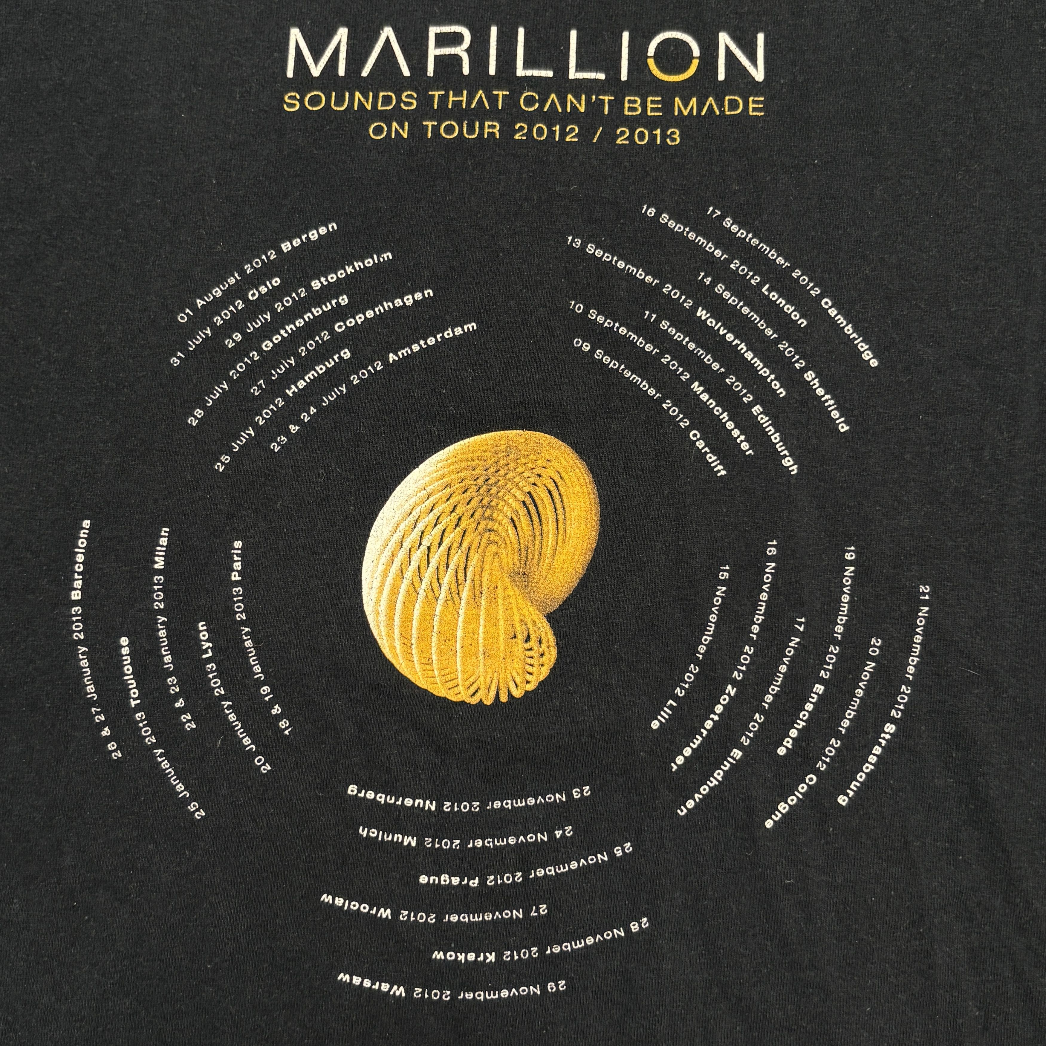 Band Tees Vintage Marillion Shirt Prog Rock Band Tee Rush Yes Size US XL / EU 56 / 4 - 12 Thumbnail