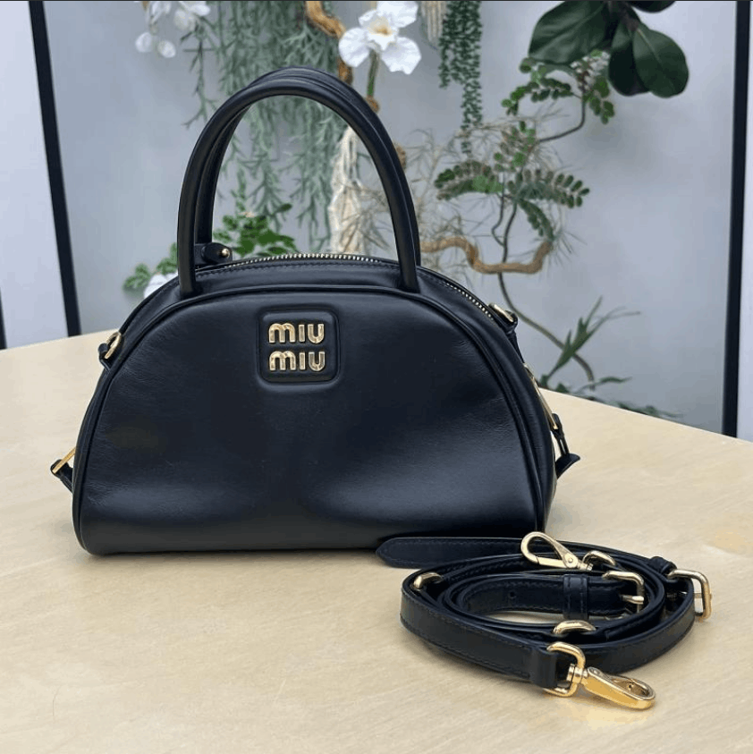 Miu Miu Miu Miu Nappa Leather Shoulder & Handheld Bag Size ONE SIZE - 1 Thumbnail