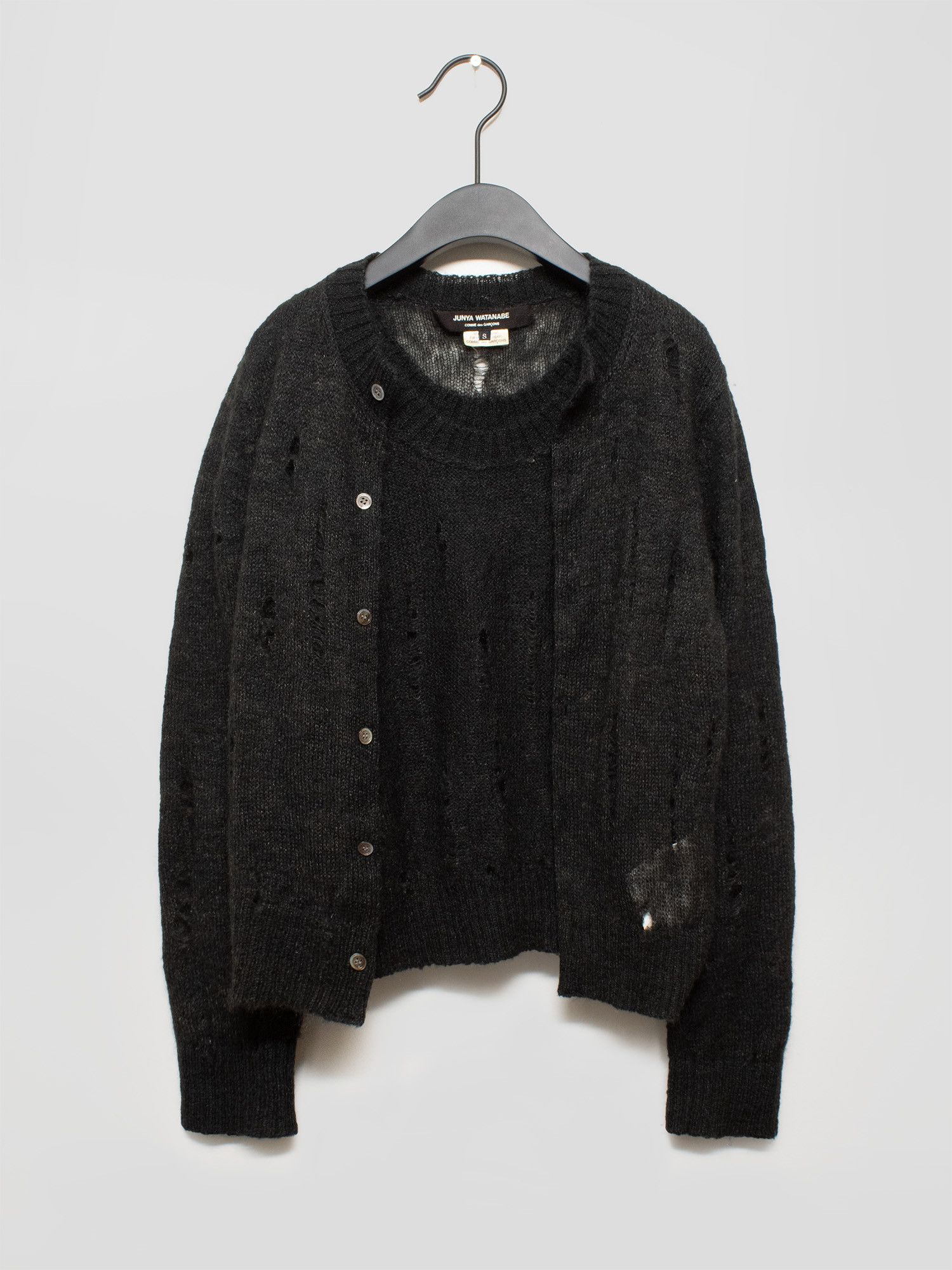 Junya Watanabe Junya Watanabe AW06 Distressed Loop Cardigan Size S / US 4 / IT 40 - 2 Thumbnail