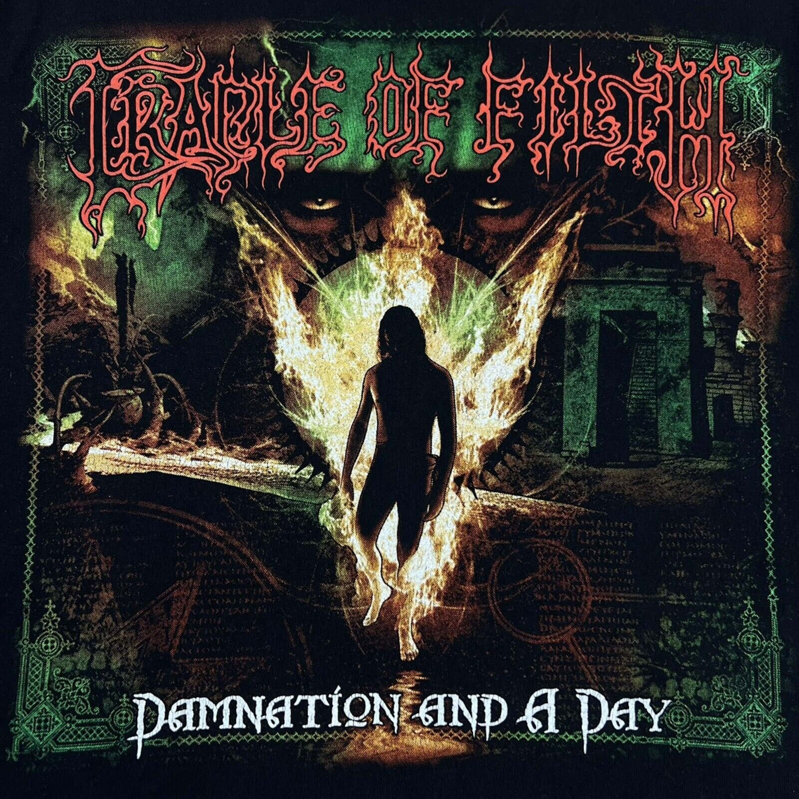 Band Tees Vintage Cradle of Filth T Shirt Damnation And A Day Band Tee Size US S / EU 44-46 / 1 - 3 Thumbnail