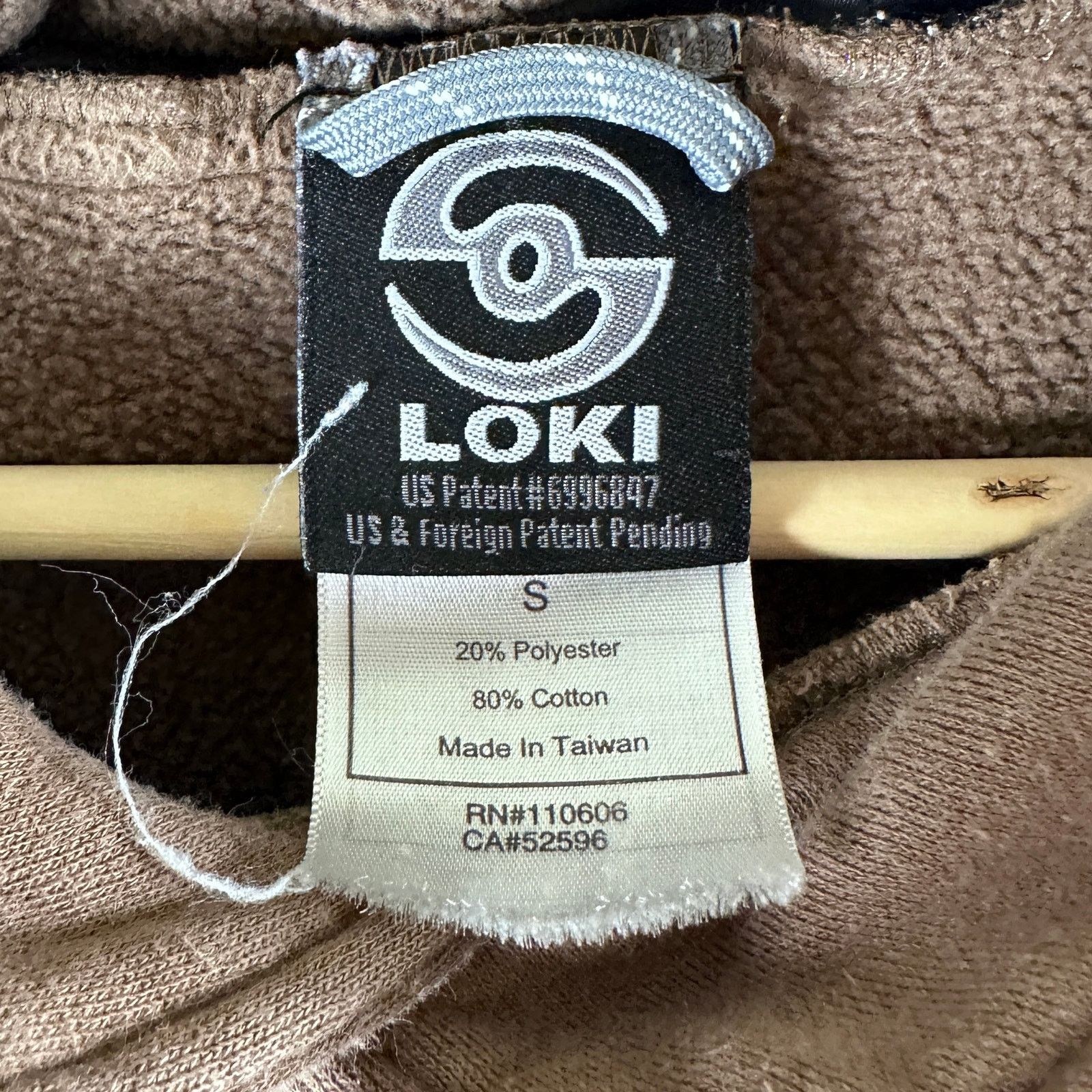 Vintage Vintage Loki Brown Tech Hoodie Size US S / EU 44-46 / 1 - 4 Thumbnail
