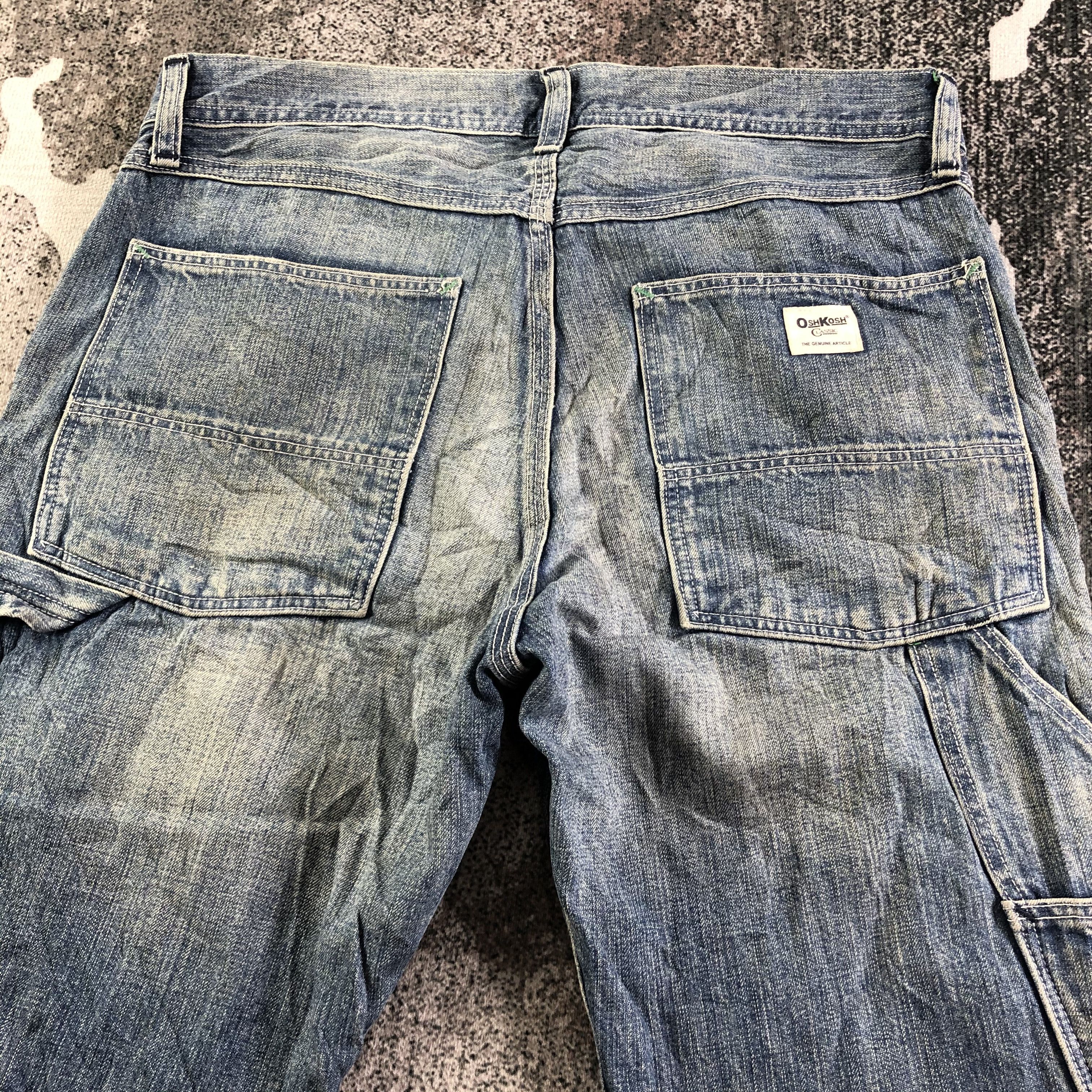Oshkosh Oshkosh Carpenter Jeans Medium Wash Denim KJ3116 Size US 30 / EU 46 - 4 Thumbnail