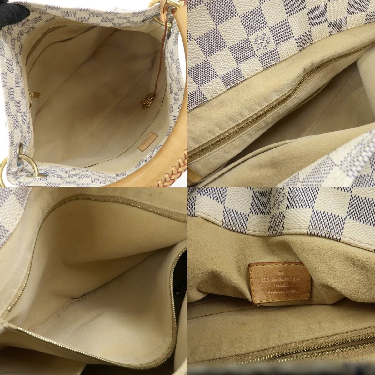 Louis Vuitton Louis Vuitton Damier Azur Artsy MM Shoulder Bag Size ONE SIZE - 7 Thumbnail