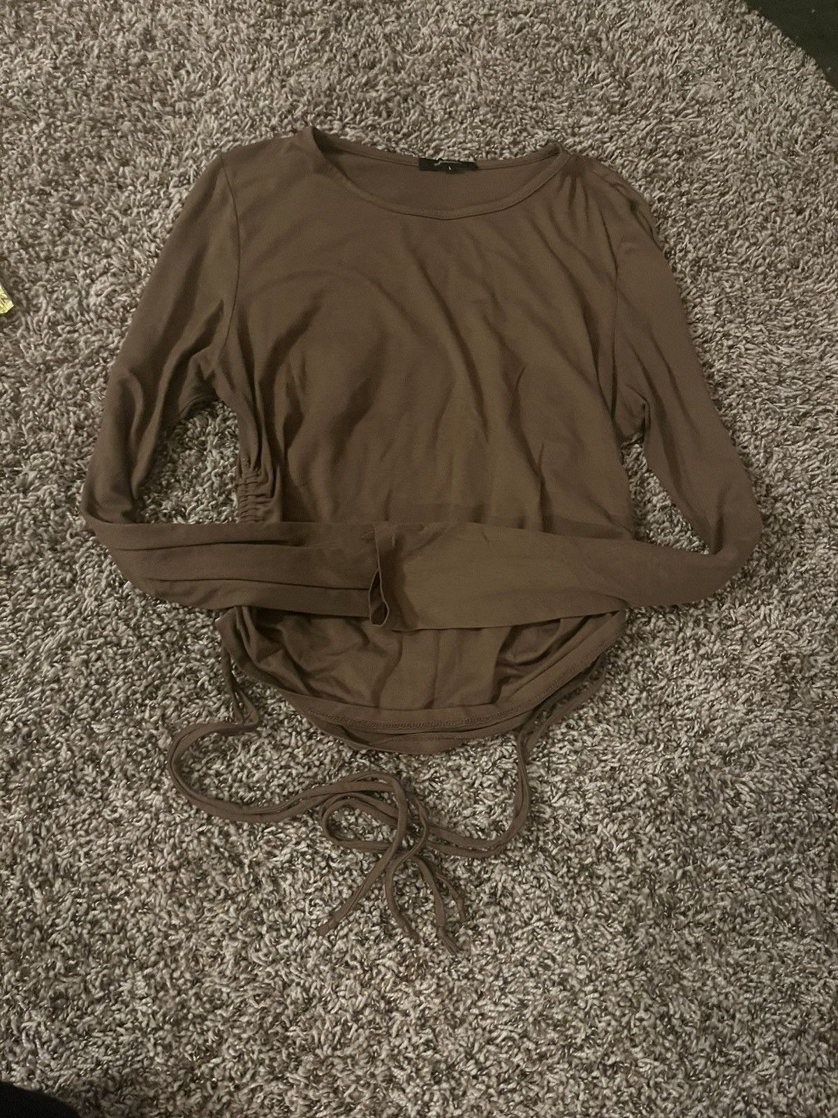 Other Brown long sleeve crop Size L / US 10 / IT 46 - 1 Thumbnail