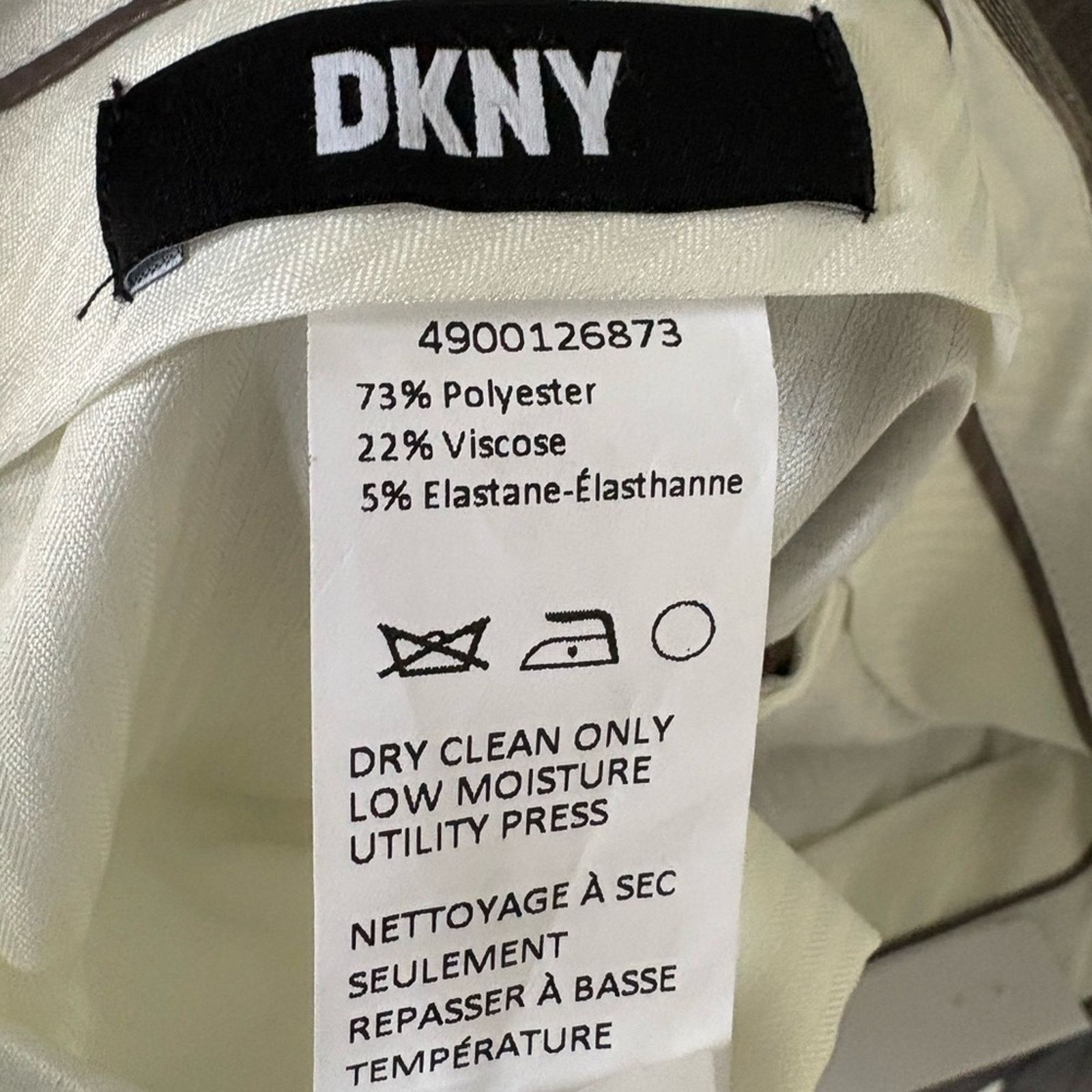 DKNY NWT- DKNY Men's Modern-Fit Natural Neat Suit -38 S Size 38S - 8 Thumbnail