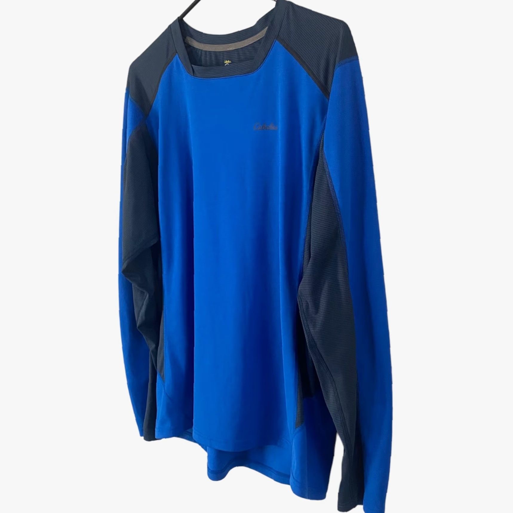 Vintage Cabela's XPG Athletic Base-Layer Shirt Long-Sleeve Mens Large Blue Running Size US L / EU 52-54 / 3 - 2 Thumbnail
