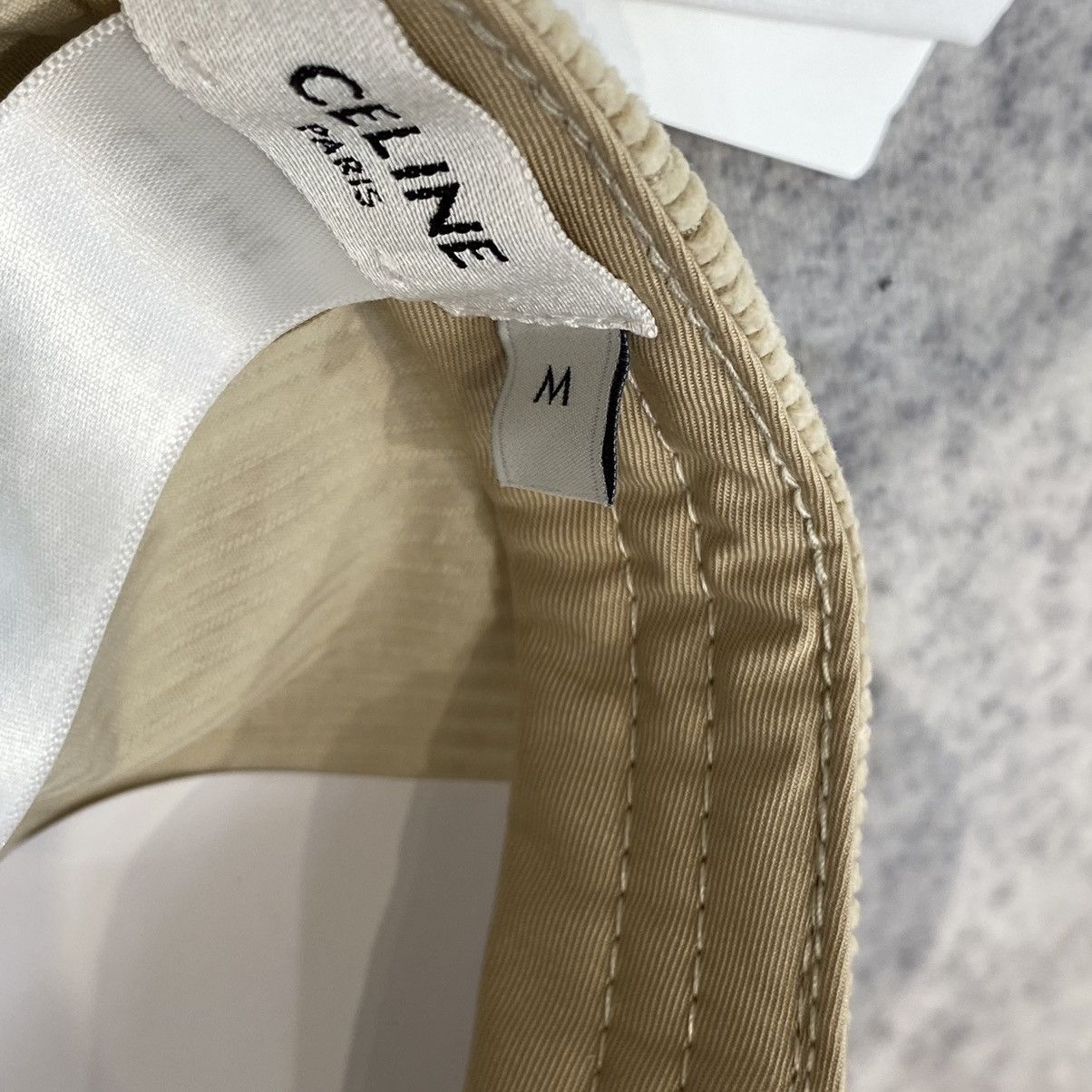 Celine CELINE Triomphe Baseball Cap In Cotton Size ONE SIZE - 7 Thumbnail