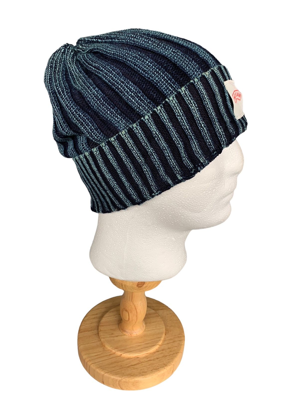 Japanese Brand × Kapital × Vintage Japanese Welkem Blue Indigo Beanie Hats Size ONE SIZE - 4 Thumbnail