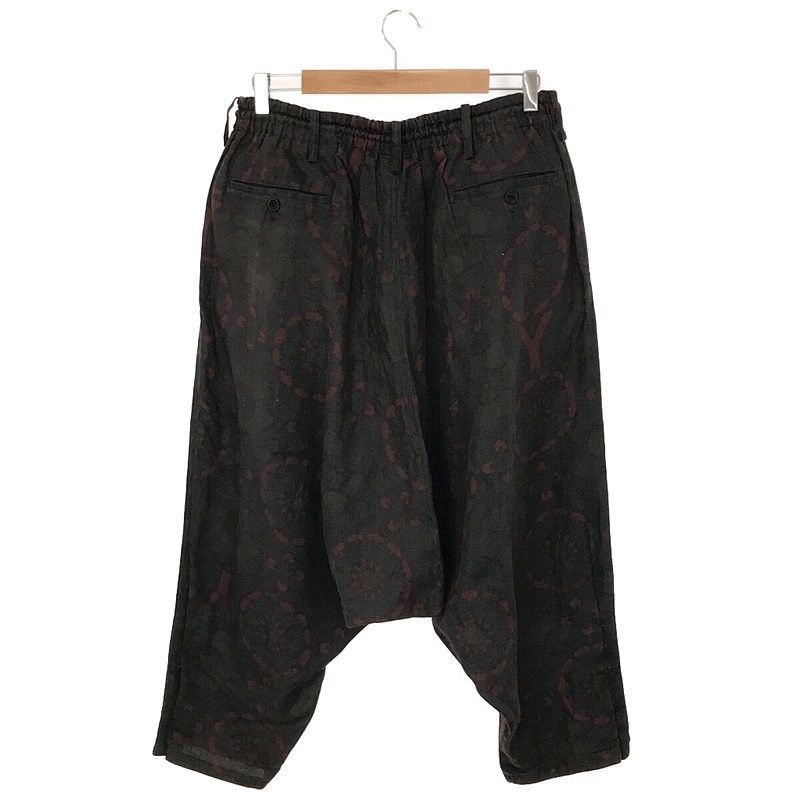 Yohji Yamamoto Yohji Yamamoto Pout Homme Linen Sarouel Pants Bordeaux SS15 Size US 32 / EU 48 - 5 Thumbnail