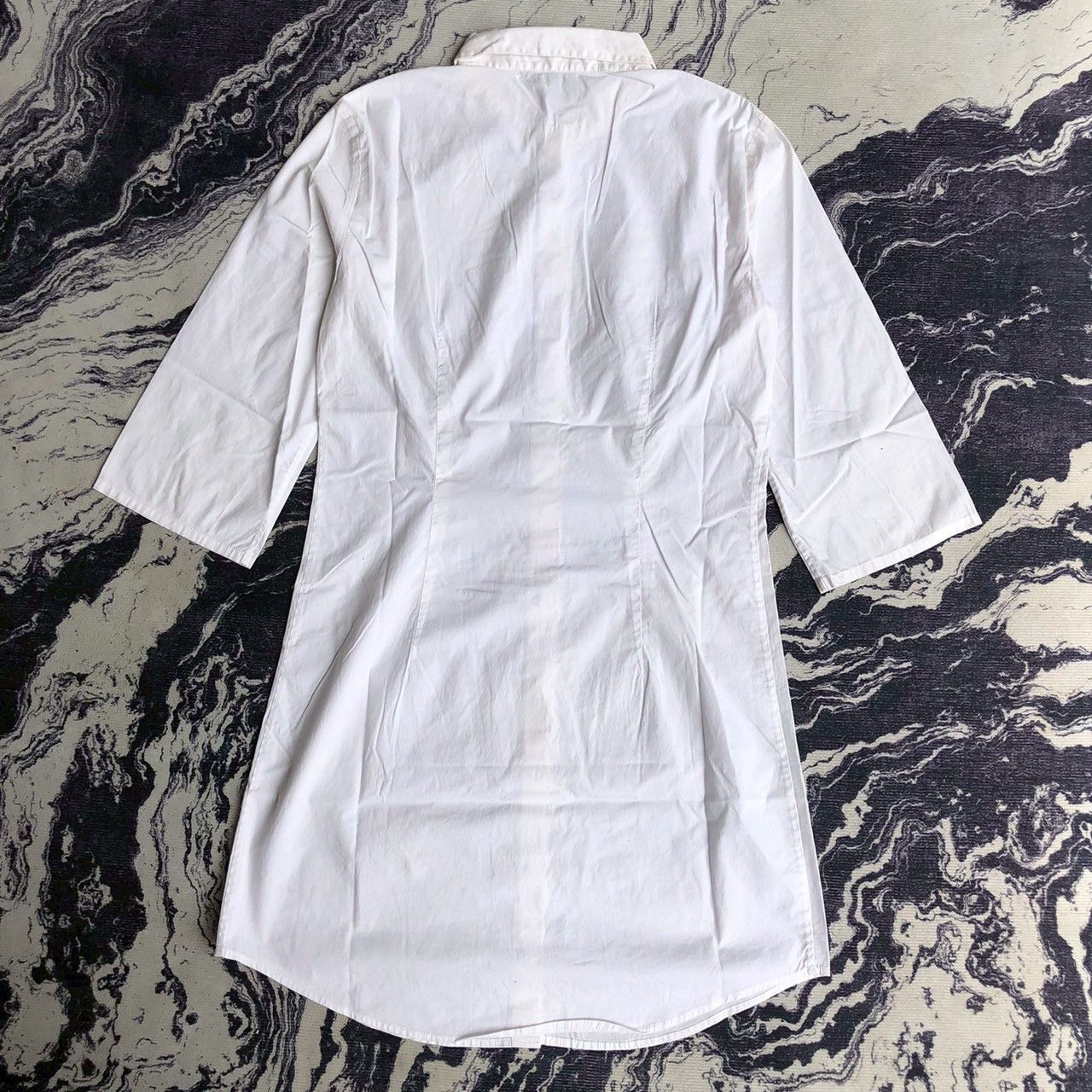 Jil Sander Jil Sander Mid-Lenght White Dress Size XS / US 0-2 / IT 36-38 - 4 Thumbnail
