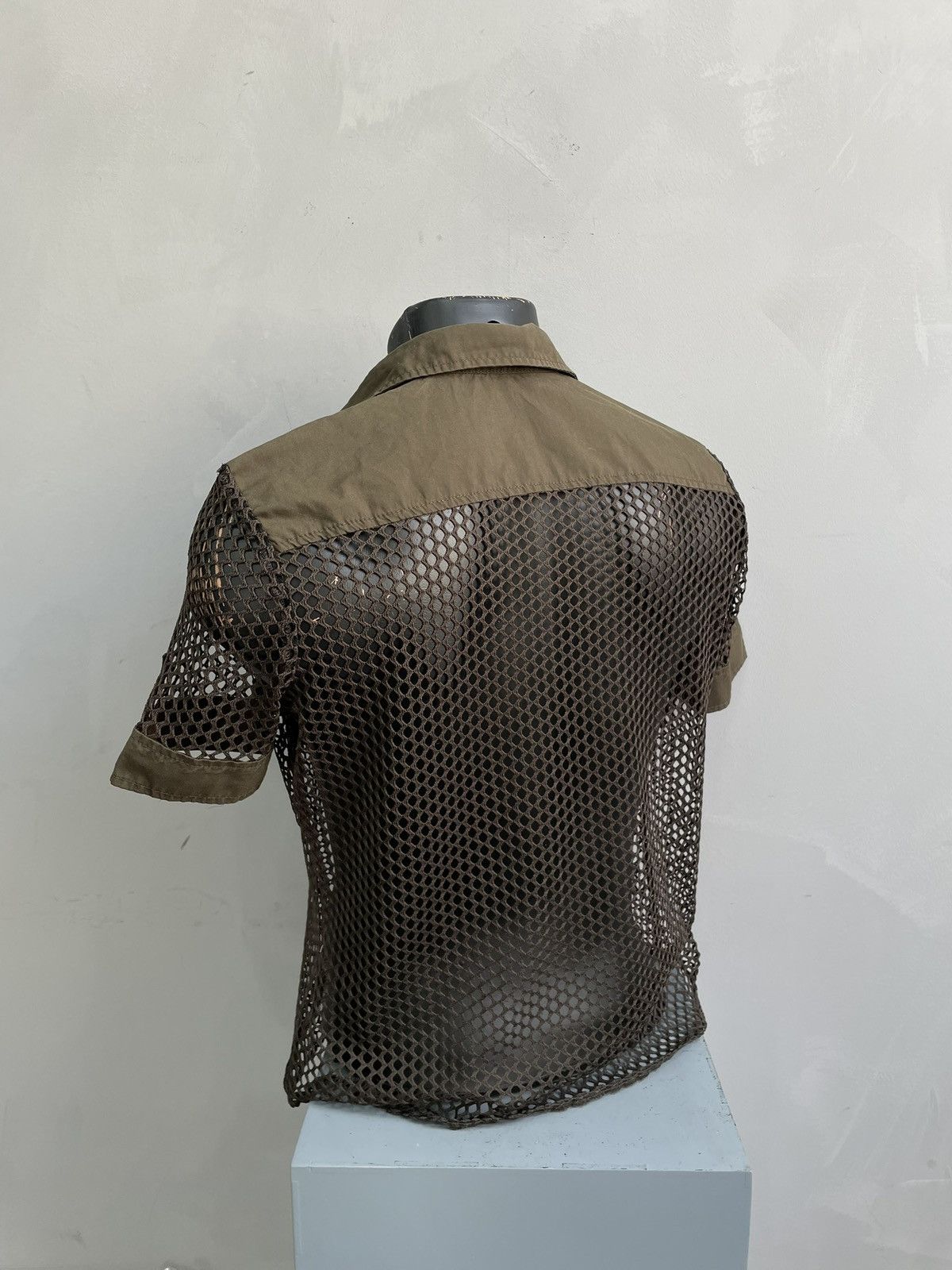 Junya Watanabe Rare mesh top cargo pockets Japanese style y2k shirt Size US S / EU 44-46 / 1 - 5 Thumbnail
