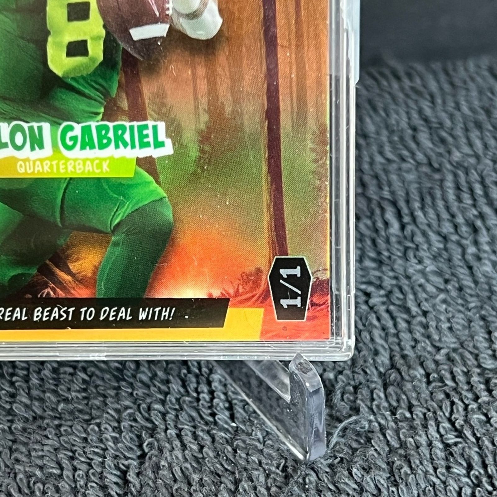Other 2024 WC Haunted Hits Turf Monsters Dillon Gabriel 1/1 Rookie Size ONE SIZE - 2 Thumbnail