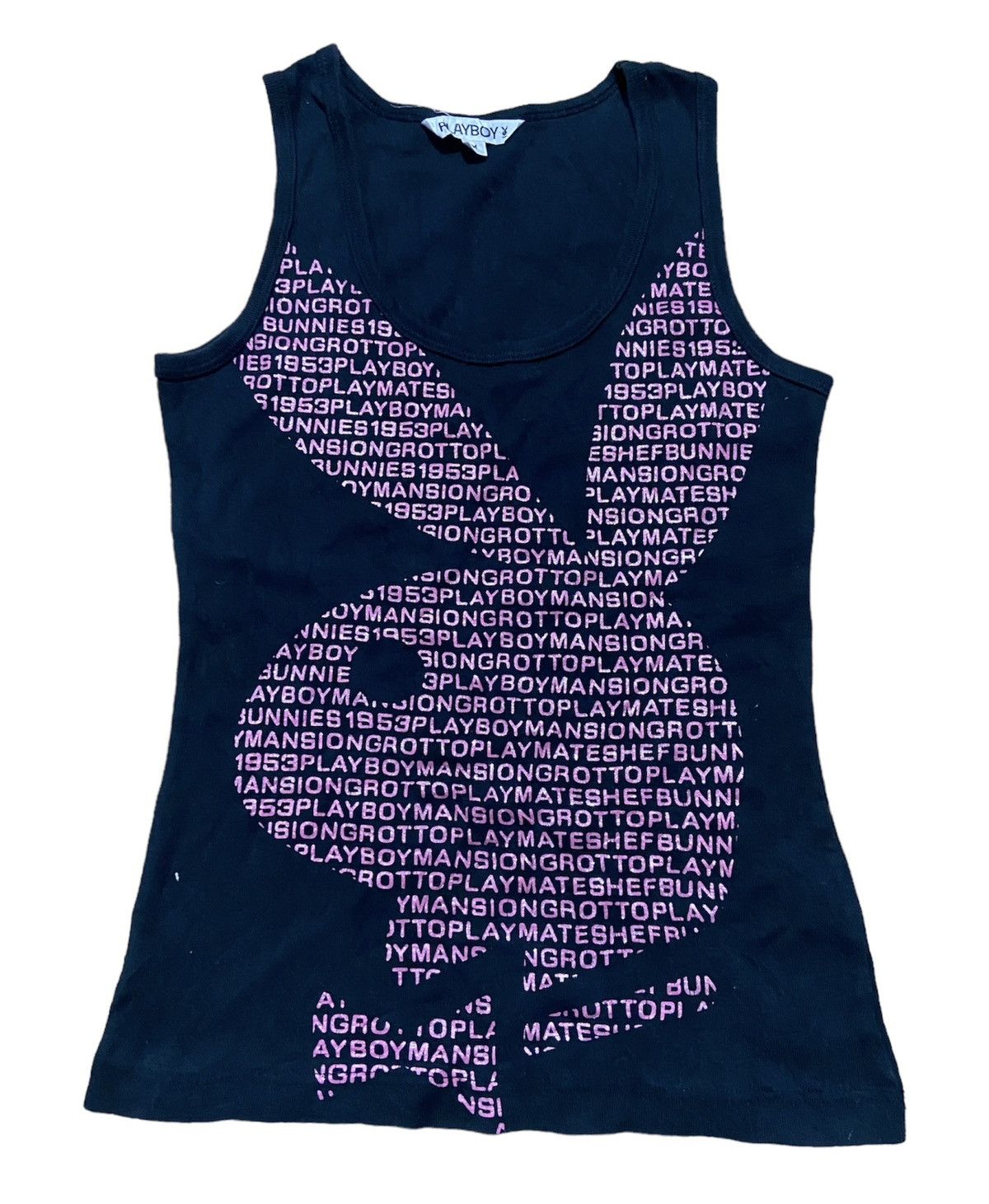 Hysteric Glamour Vintage Playboy logo font tank top y2k style Size US S / EU 44-46 / 1 - 1 Thumbnail