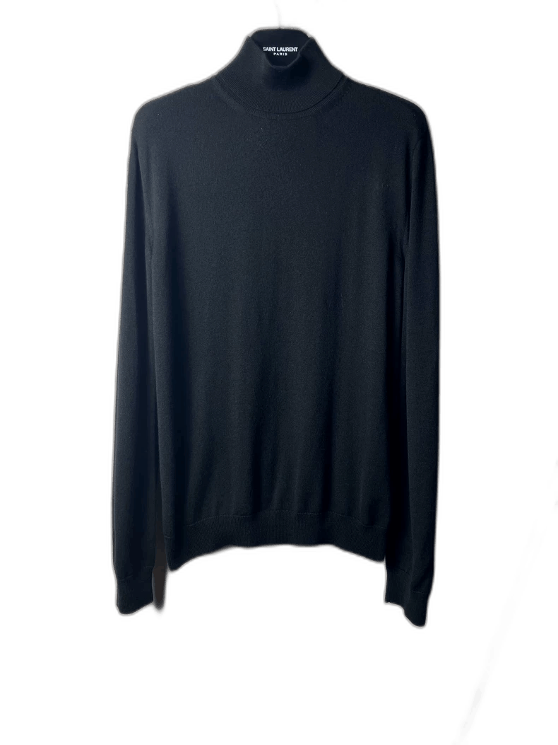 Other Saint Laurent Black Cashmere Turtleneck Sweater-2507 Size US L / EU 52-54 / 3 - 5 Thumbnail