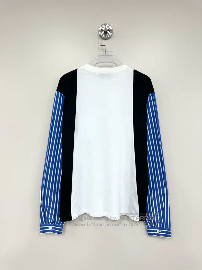 Prada Prada Striped color block letter logo long-sleeved T-shirt Size US XS / EU 42 / 0 - 2 Thumbnail