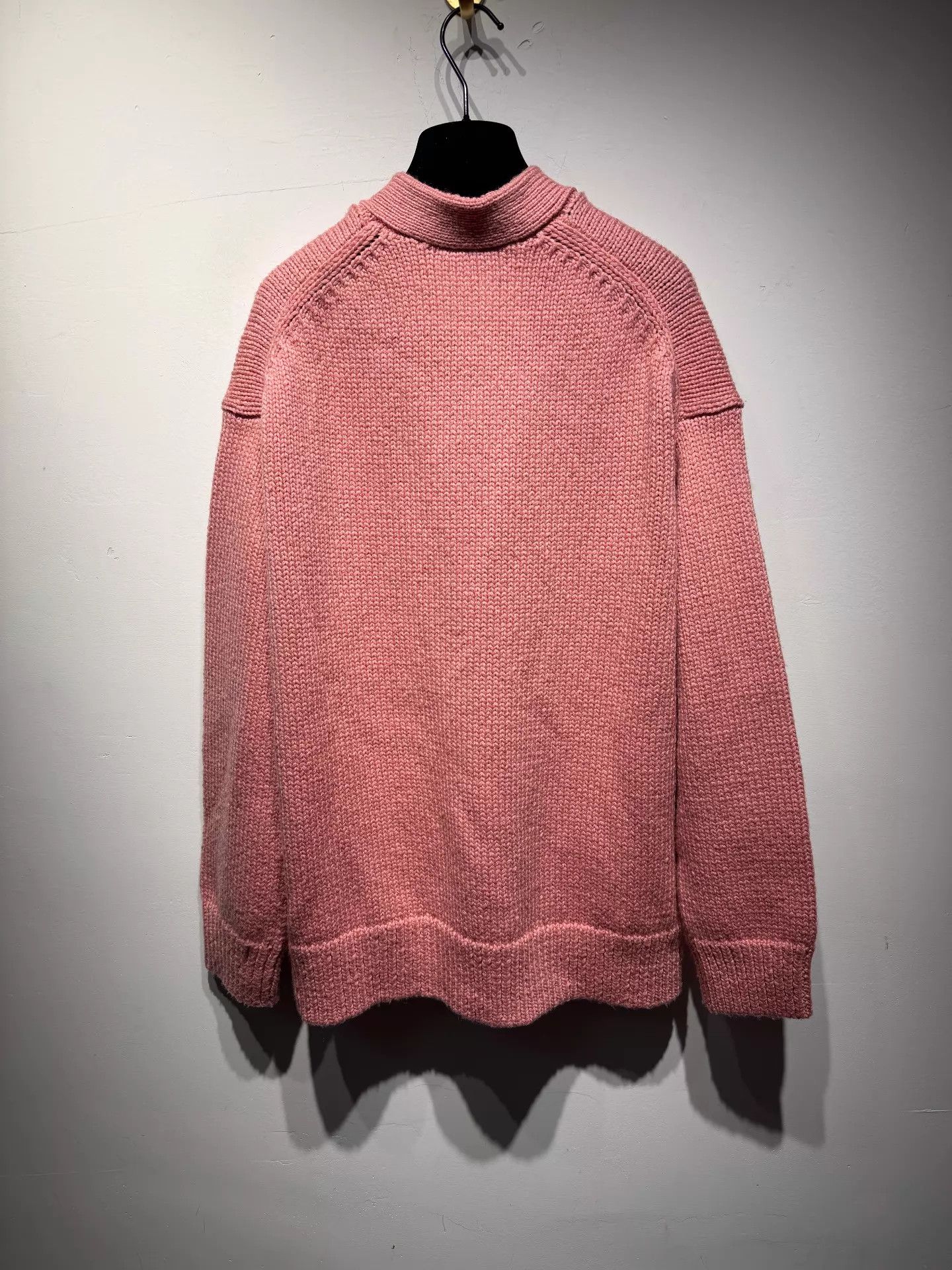 Acne Studios Acne Studios Pink Knit Wool Cardigan XXS Size XXS / US 00 / IT 34 - 2 Thumbnail