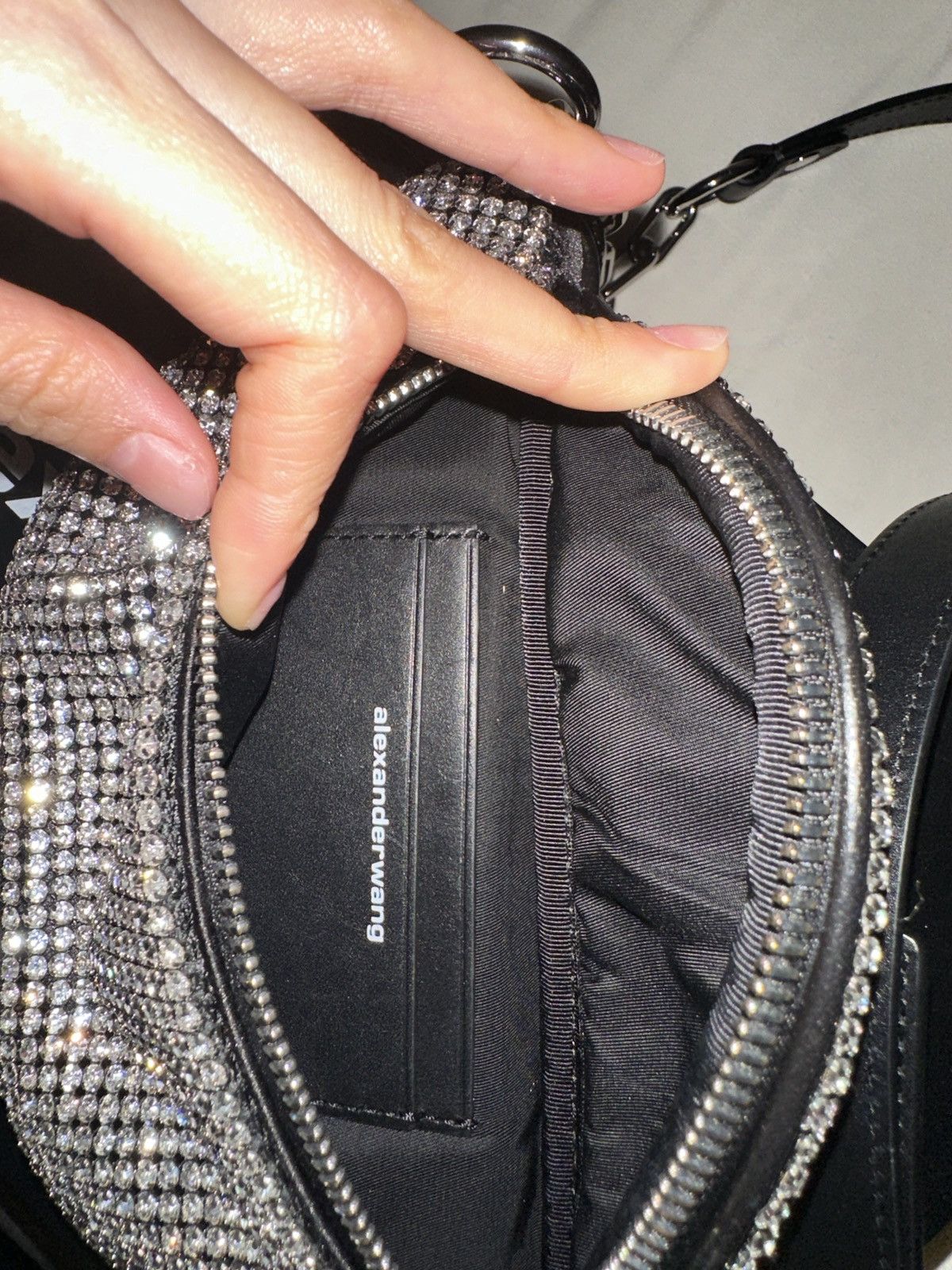 Alexander Wang Alexander Wang Rhinestone Crystal Belt Bag / Crossbody Size ONE SIZE - 2 Thumbnail