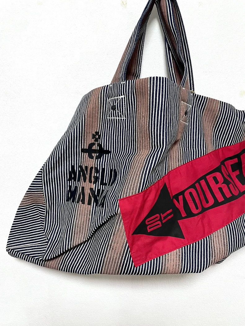 Vivienne Westwood Vivienne Westwood size os Pony print irregular stripe canva Size ONE SIZE - 4 Thumbnail