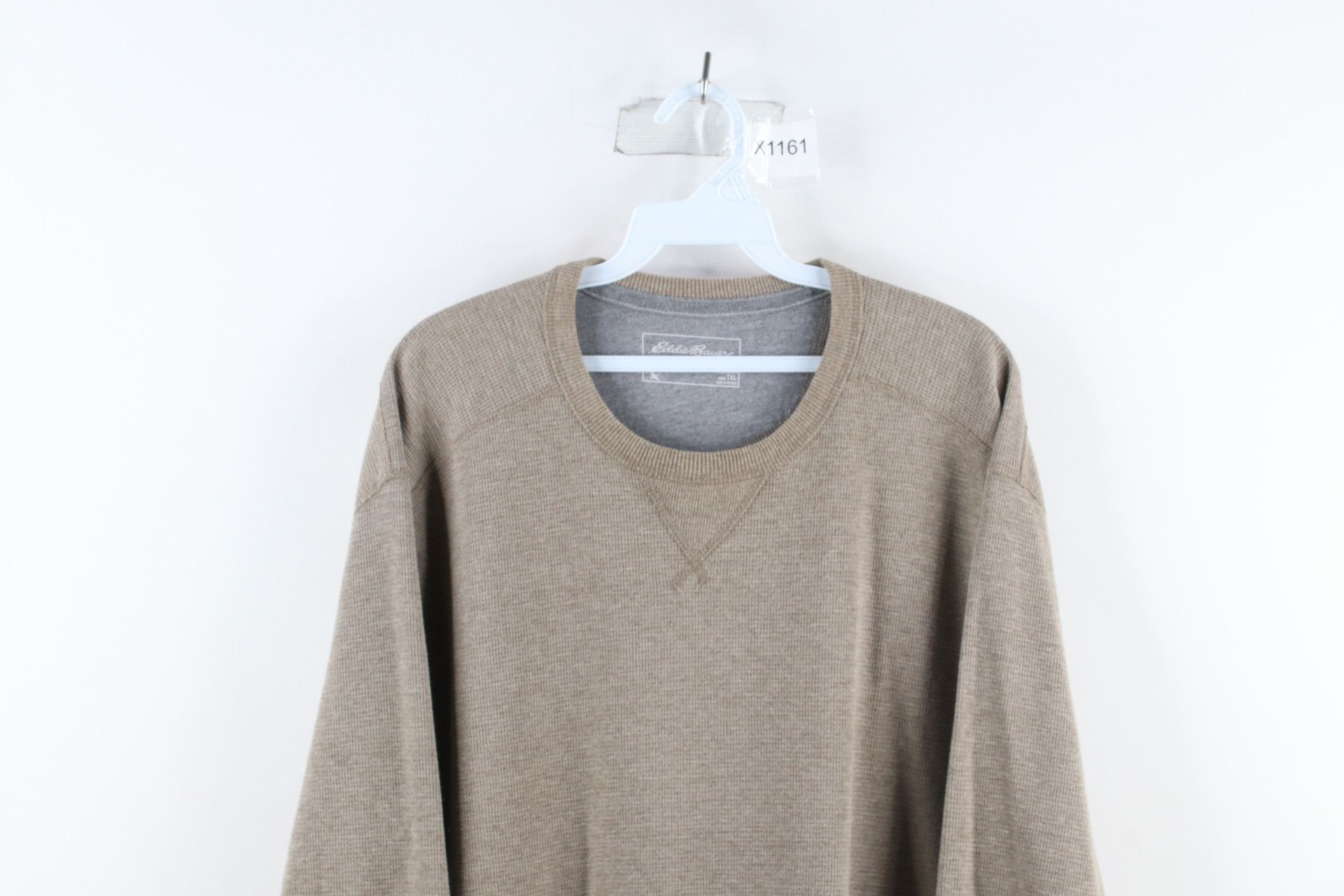 Eddie Bauer Vintage Eddie Bauer Heavyweight Thermal Waffle Knit T-Shirt Size US XL / EU 56 / 4 - 2 Thumbnail