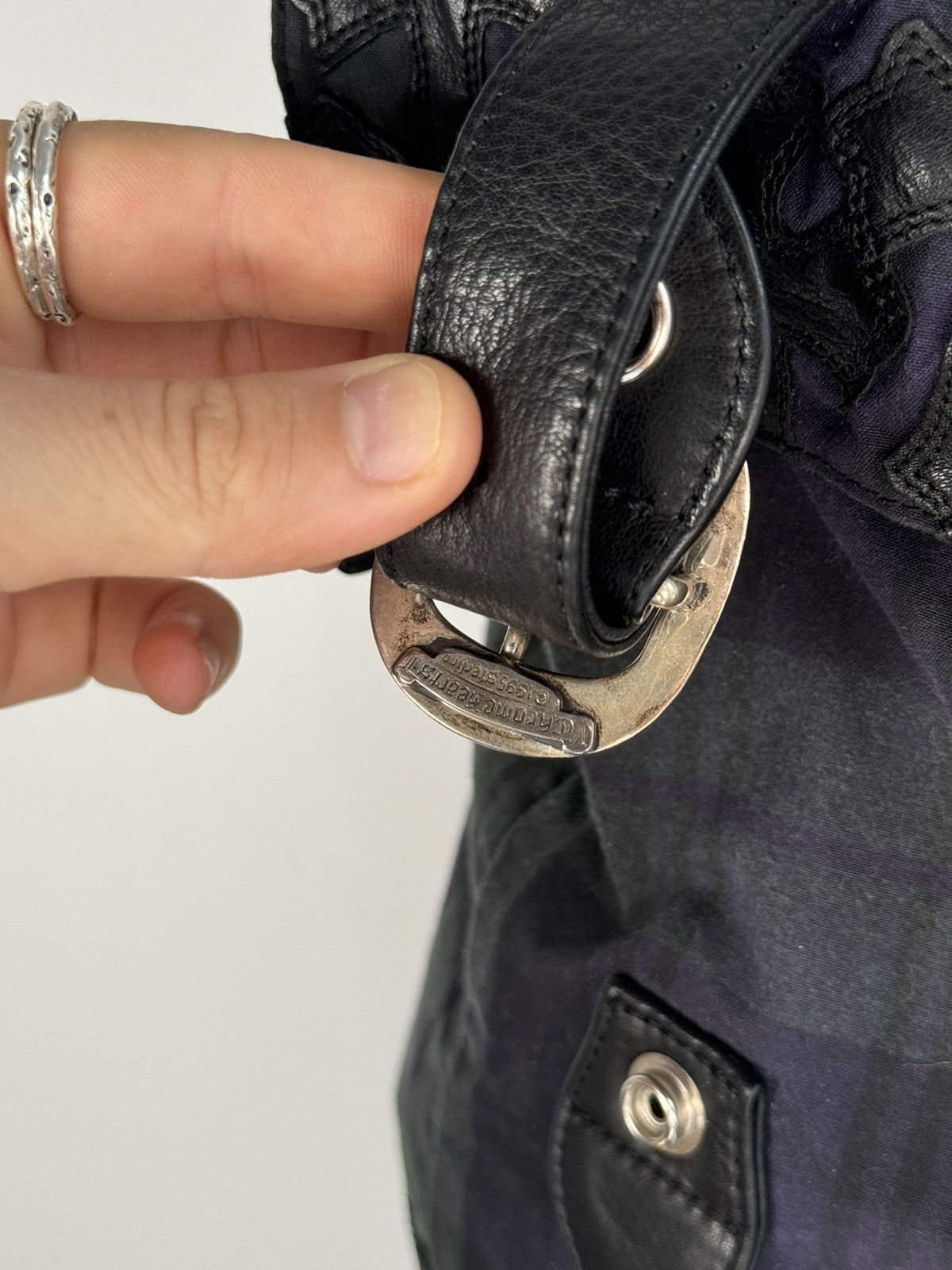 Chrome Hearts ULTIMATE GRAIL🏁EARLY 2000'S PLAID CROSS PATCH MOTO BACKPACK Size ONE SIZE - 19 Thumbnail