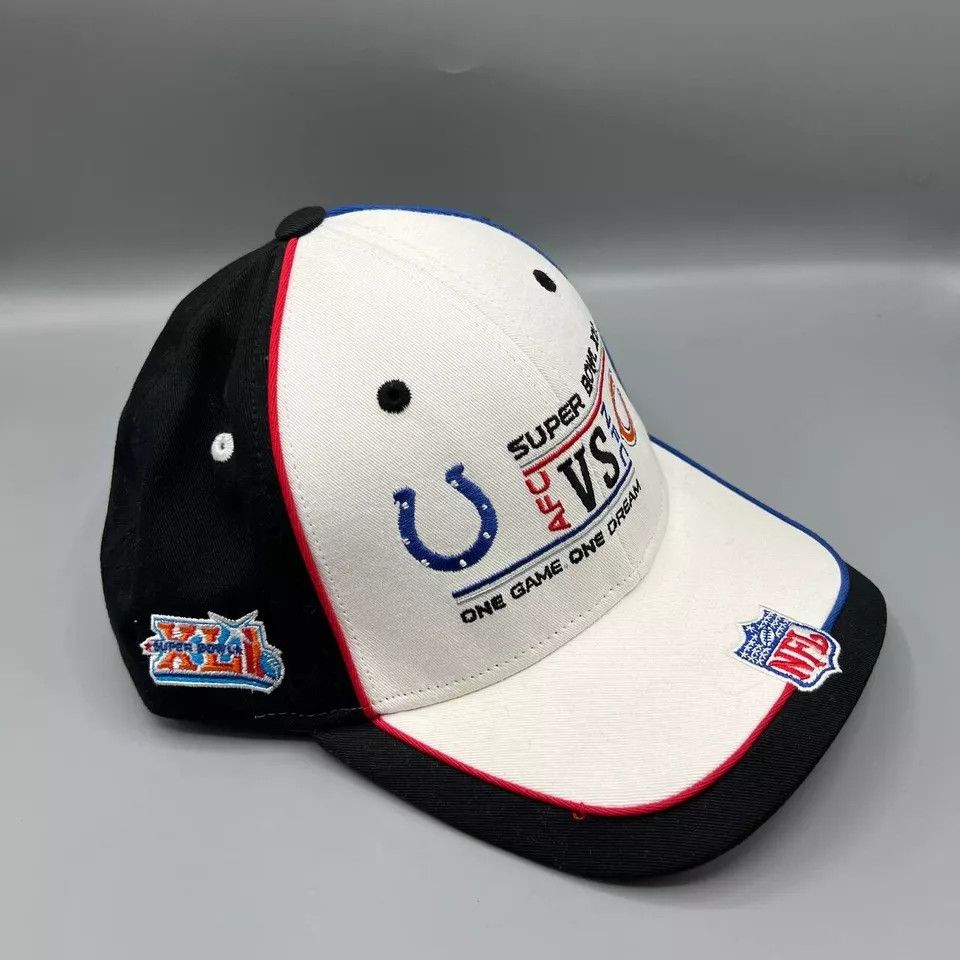 Reebok Colts vs Bears Super Bowl XLI NFL Hat Men Strap Back Cap New Size ONE SIZE - 3 Thumbnail