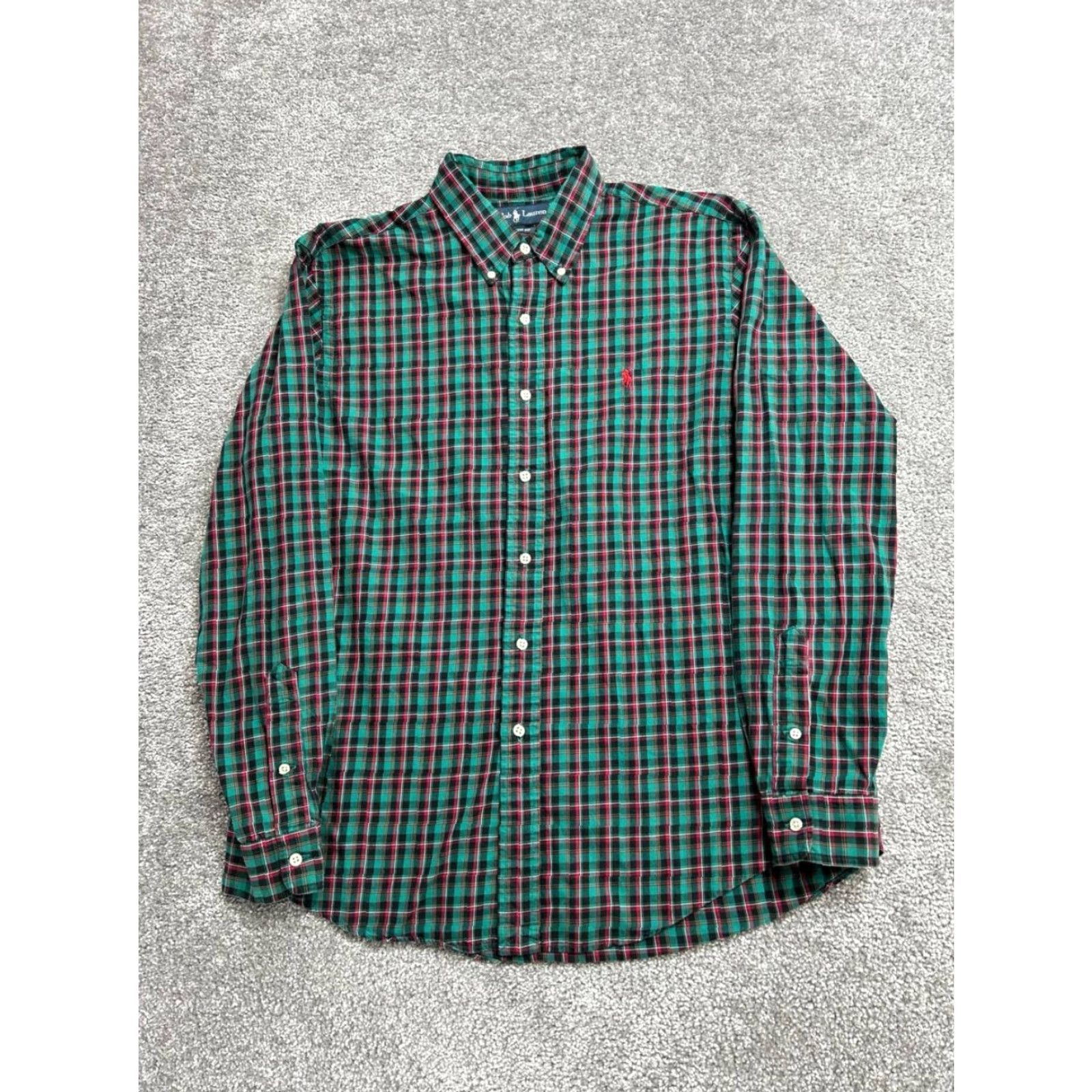 Ralph Lauren Ralph Lauren Shirt Men Large Multicolor Plaid Checkered Cotton Custom Fit Casual Shirt Button-Up Mens L Multicolor Plaid Cotton Custom Fit Casual Size US L / EU 52-54 / 3 - 2 Thumbnail