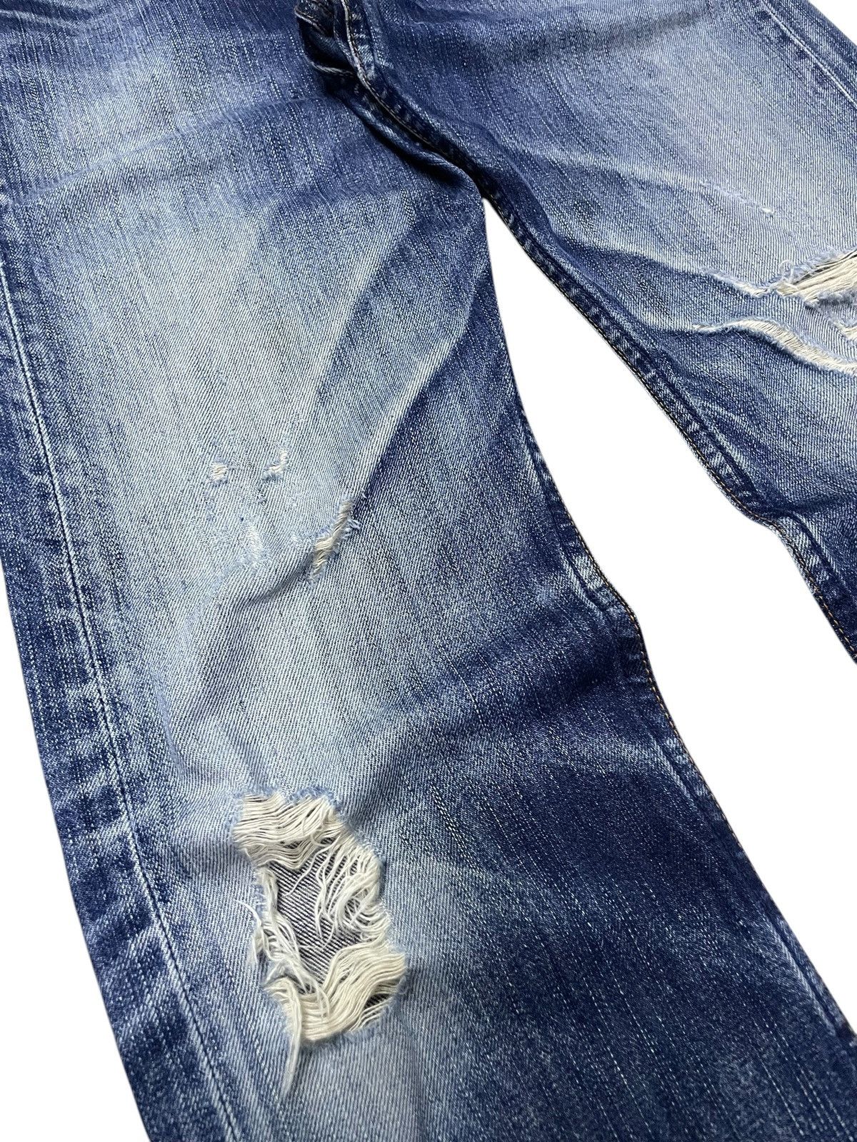 Levi's × Vintage Vintage Levis 505 Distressed Aging Loose Jeans Size US 31 - 8 Thumbnail