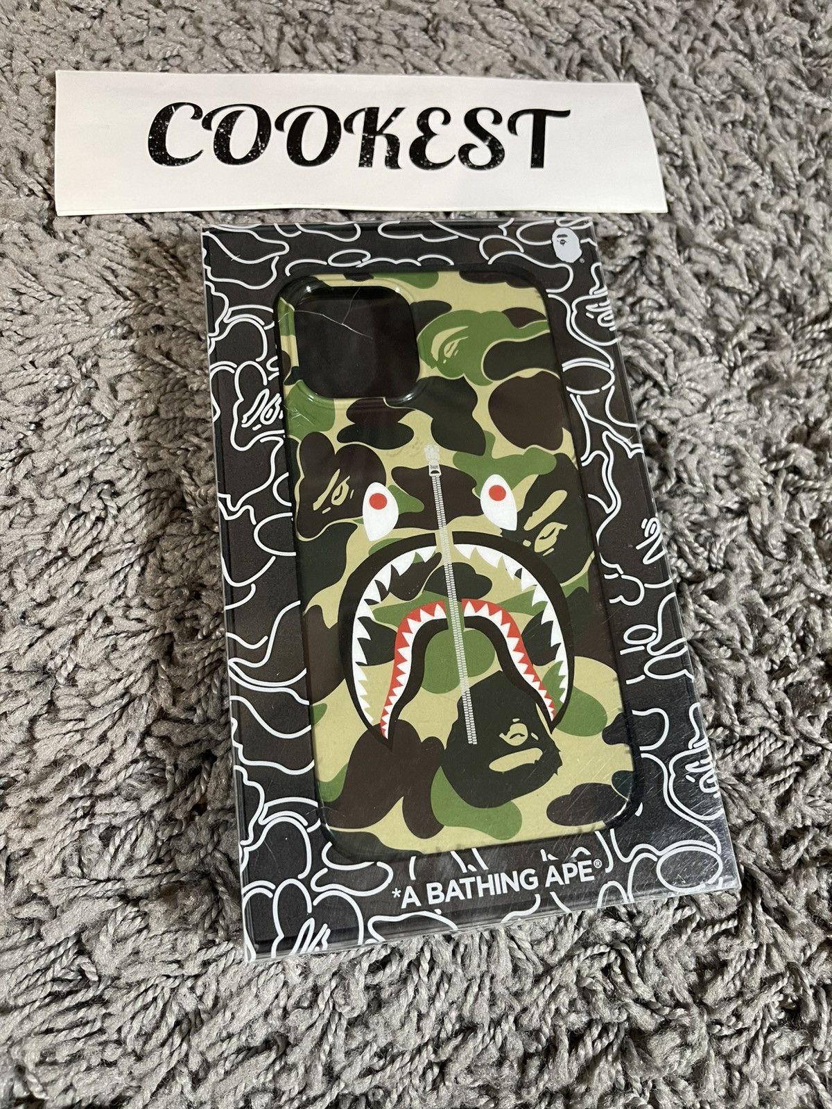 Bape Bape Shark Face ABC Camo iPhone 12 Pro Max Phone Case Size ONE SIZE - 2 Thumbnail
