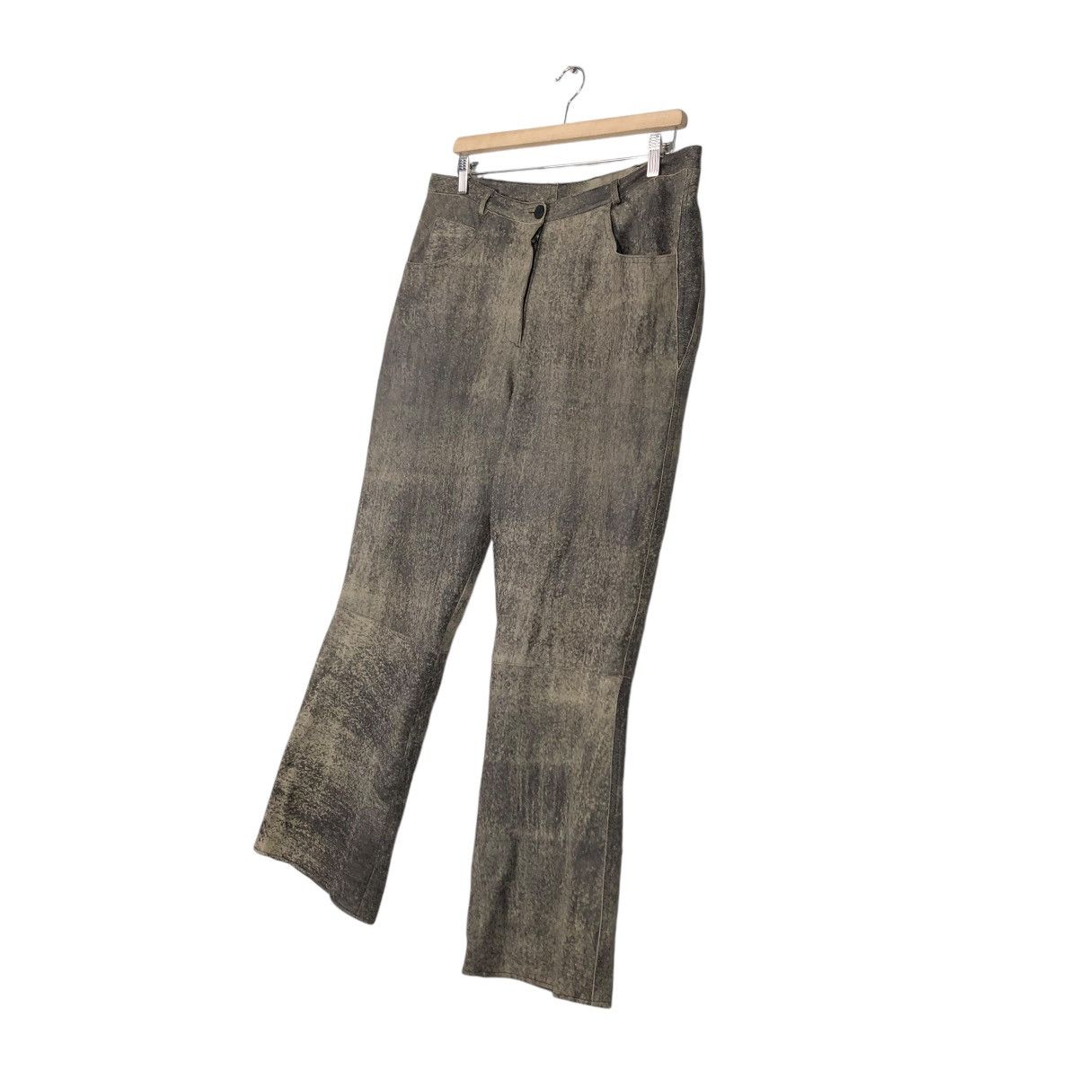 Vintage 🔥SOFT LEATHER BIKER PANTS 1981 MARLY’S MADE IN ITALY Size US 34 / EU 50 - 4 Thumbnail