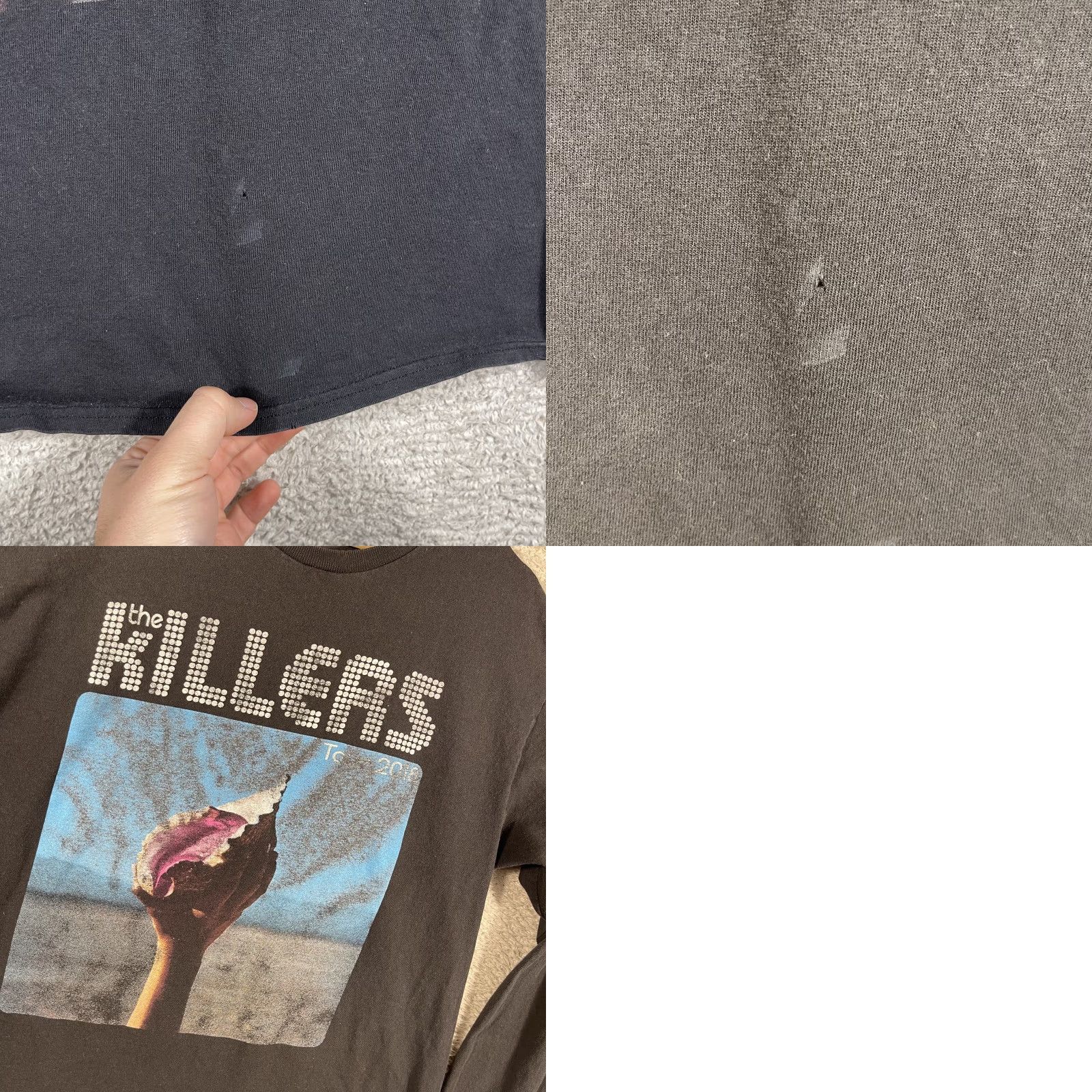 Vintage The Killers Tour T-Shirt Adult Large Black Wonderful Wonderful 2018 Long Sleeve Shirt Mens Band Graphic Print Cotton Vintage No Size US L / EU 52-54 / 3 - 8 Thumbnail