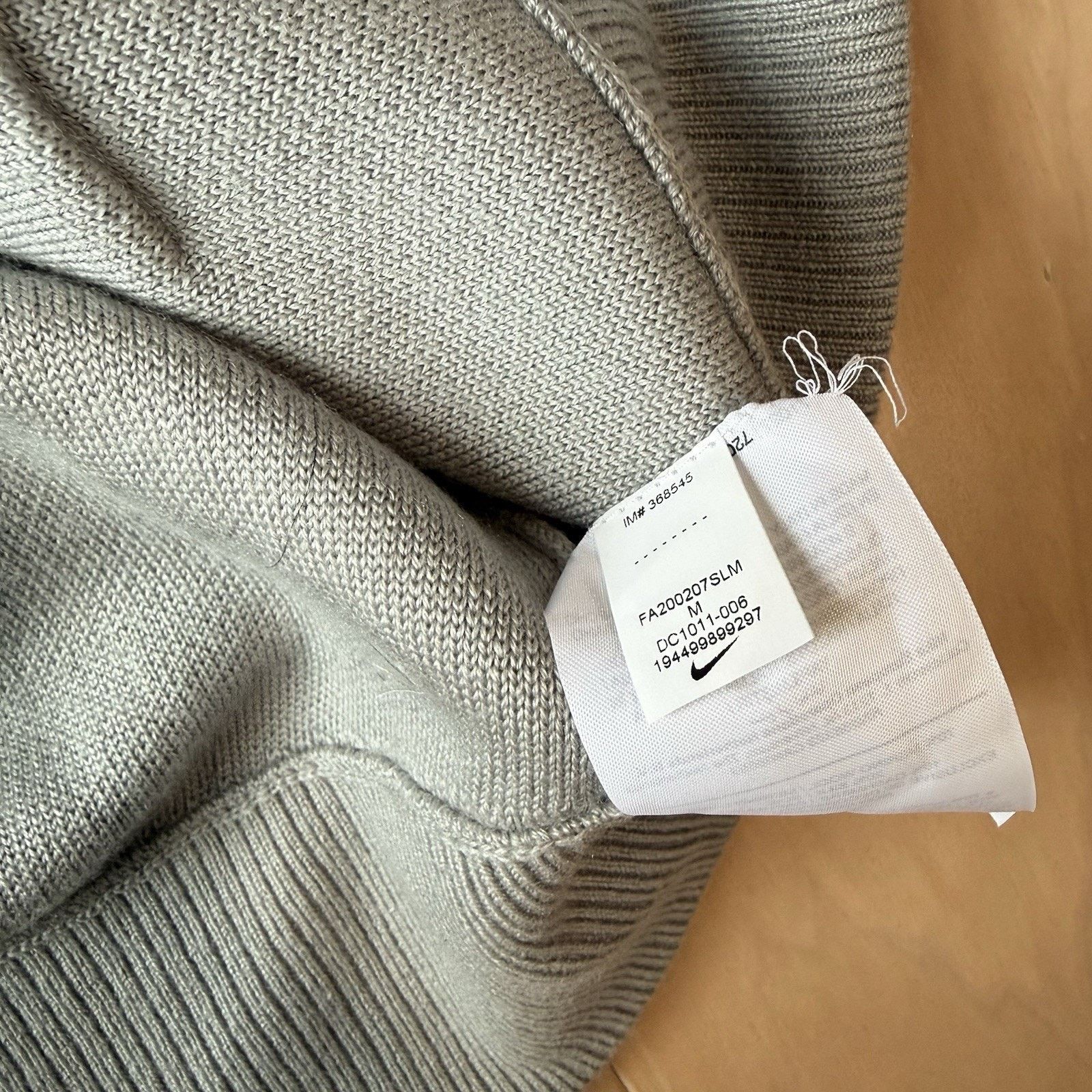 Nike Nike ESC Lightweight Jacket Women's Medium Gray Wool Size M / US 6-8 / IT 42-44 - 7 Thumbnail