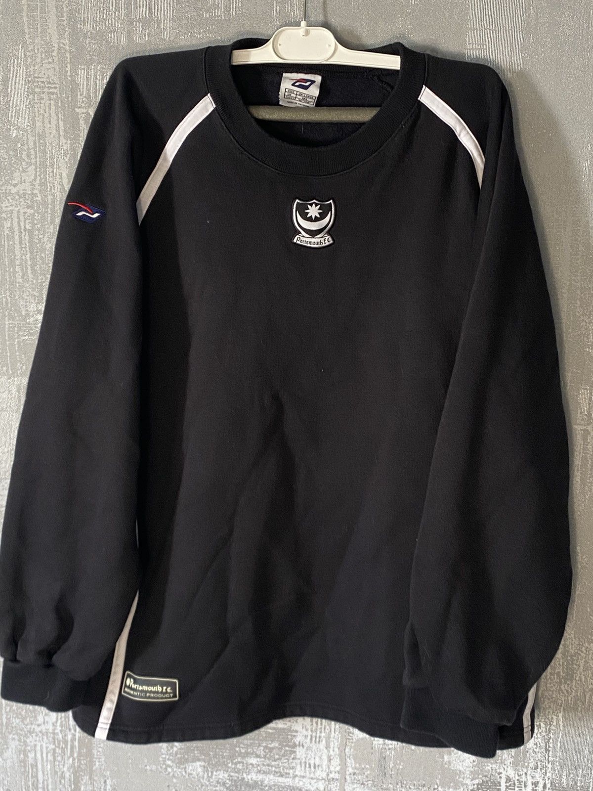 Vintage Vintage Portsmouth 2000x Football Training Sweatshirt y2k Size US XXL / EU 58 / 5 - 1 Thumbnail