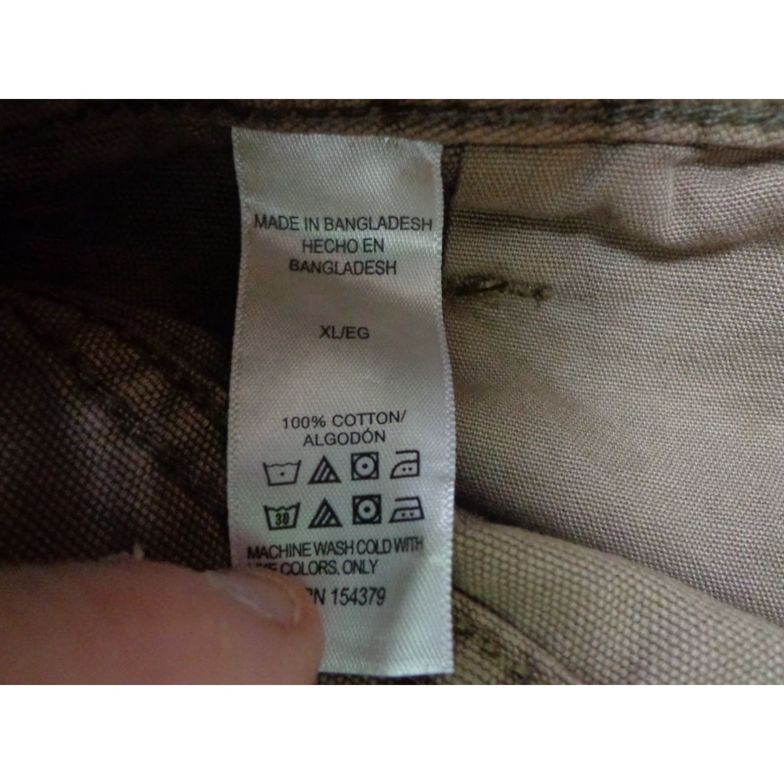Vintage Aero Carpenter Pants Mens XL Brown Canvas Straight Leg 30 In Inseam Medium Weight Size US 36 / EU 52 - 4 Thumbnail