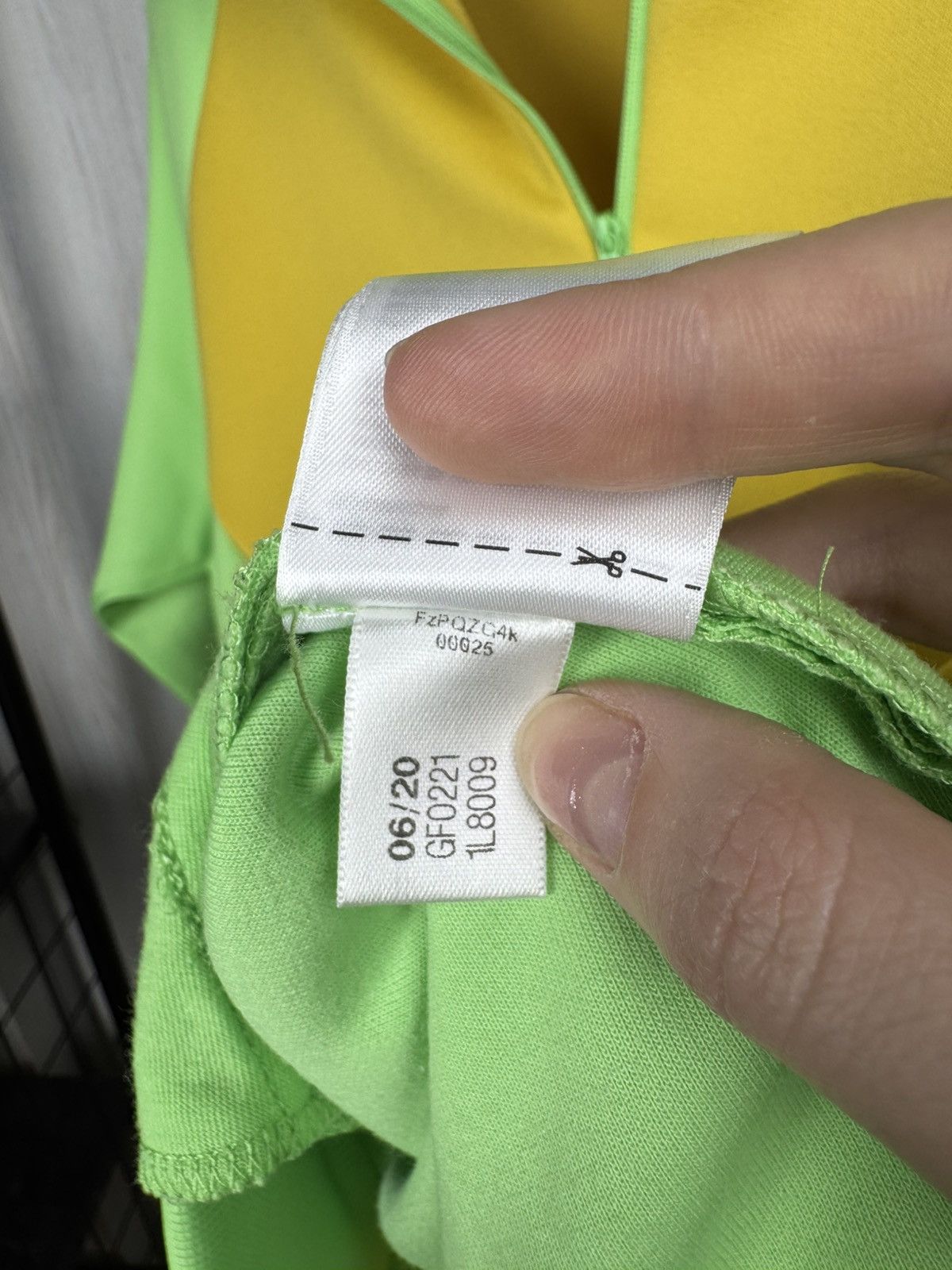 Adidas Adidas x Lotta Volkova Green Yellow Podium Track Top Jacket Size M / US 6-8 / IT 42-44 - 14 Thumbnail