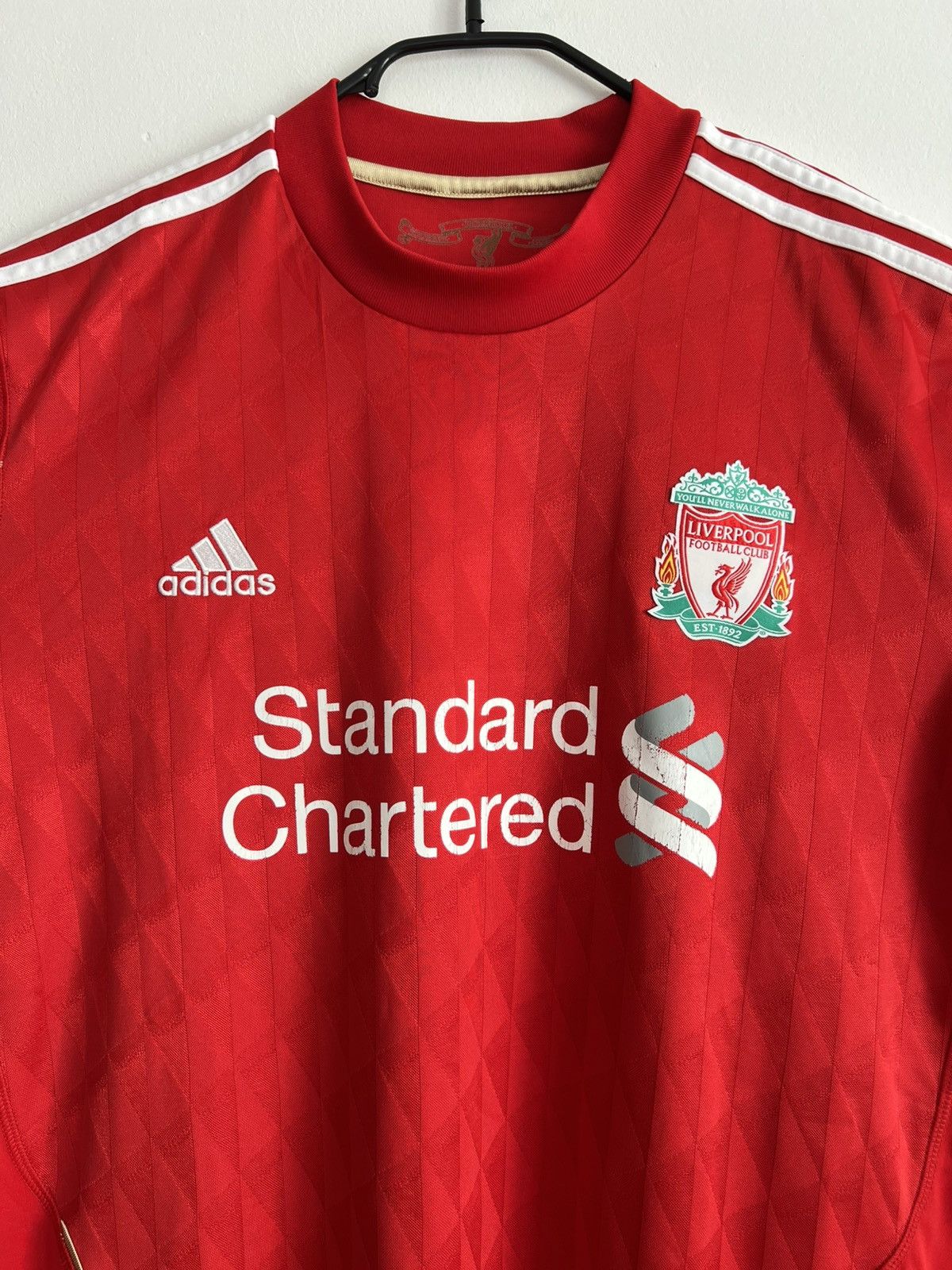 Adidas Vintage Liverpool 2010/12 Adidas Soccer Jersey XL size Size US XL / EU 56 / 4 - 4 Thumbnail