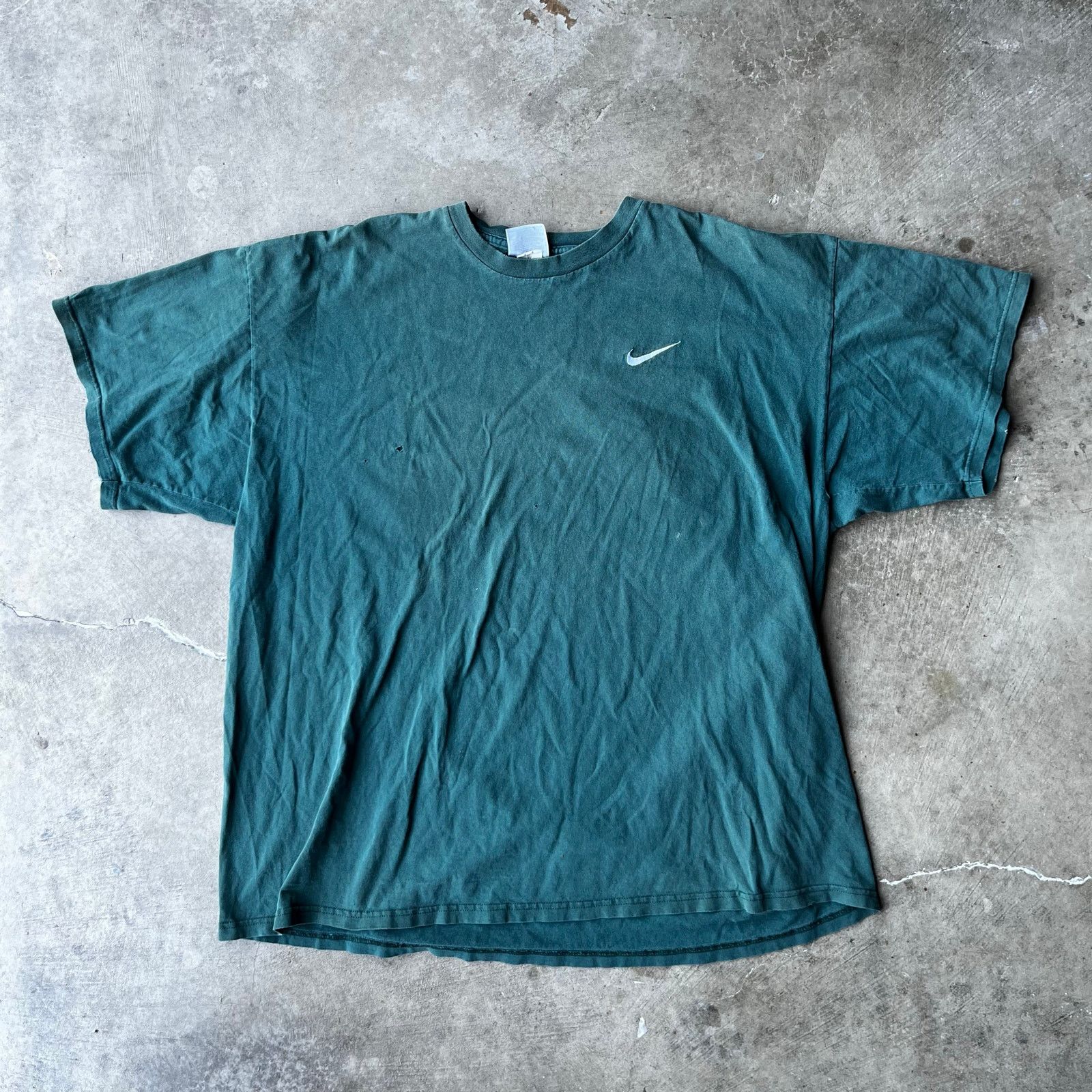 Vintage VINTAGE 90S NIKE GREEN SHIRT SWOOSH MINI CHECK 2XL USA Size US XXL / EU 58 / 5 - 2 Thumbnail