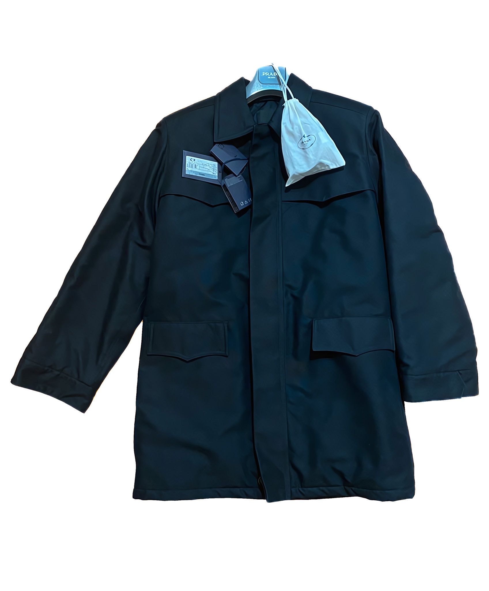 Prada A/W 2022 RUNWAY TRENCH COAT BY RAF SIMONS Size US XS / EU 42 / 0 - 7 Thumbnail