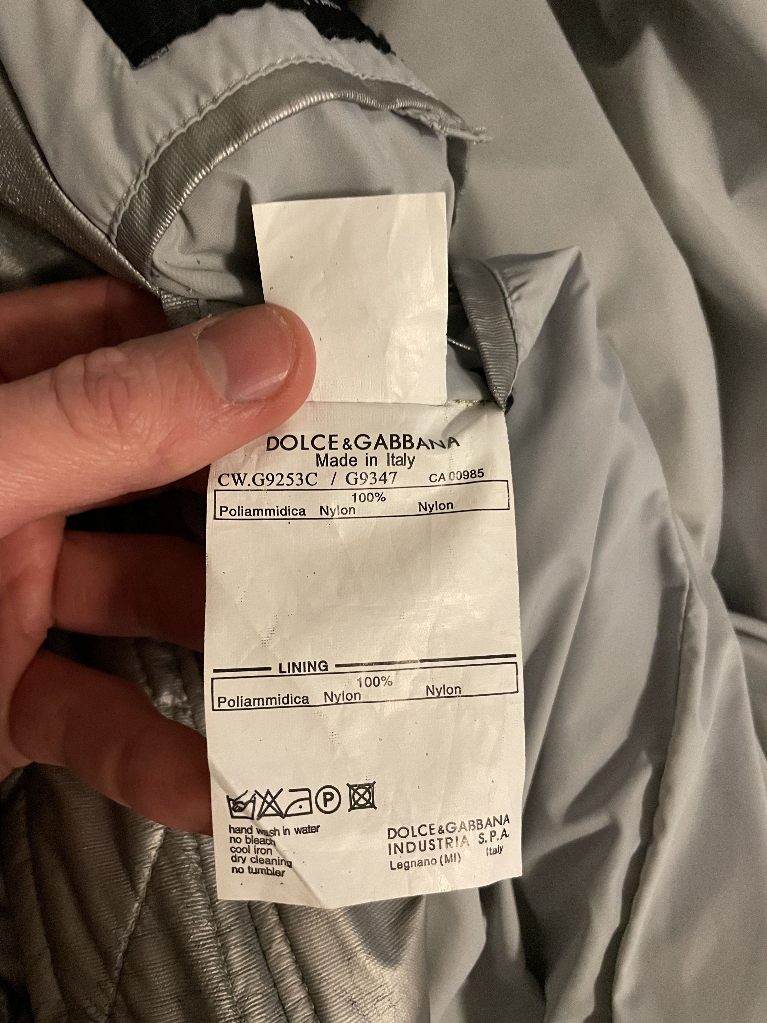Dolce & Gabbana Dolce & Gabbana Silver Winter Jacket Size US XL / EU 56 / 4 - 10 Thumbnail