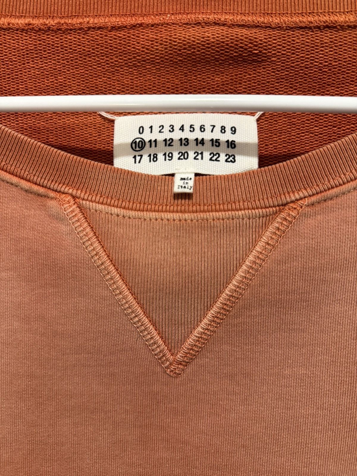 Maison Margiela Madison Margiela Red Cotton Sweatshirt Size US L / EU 52-54 / 3 - 3 Thumbnail