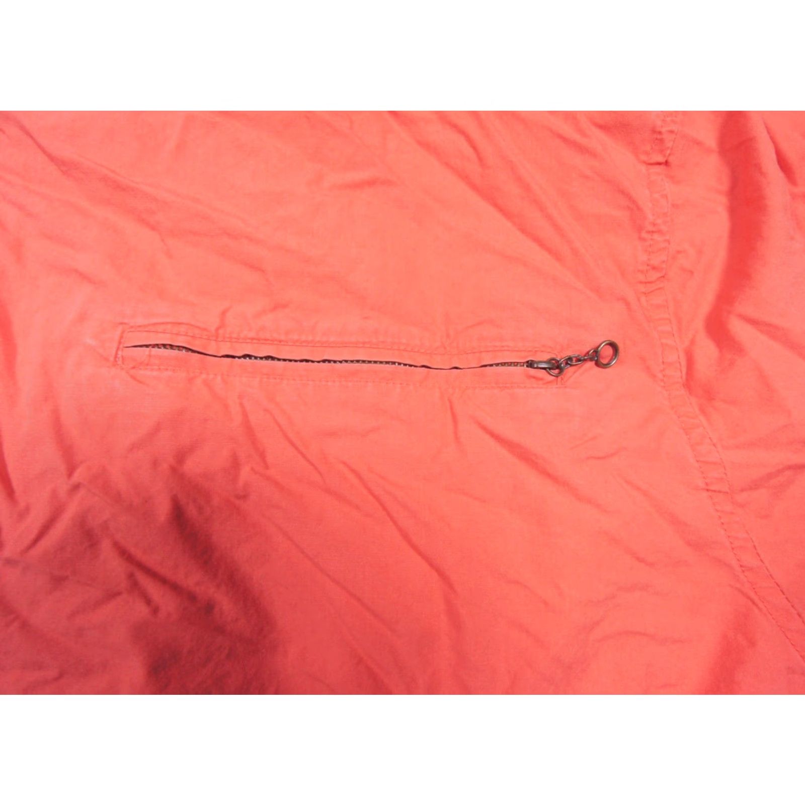 Banana Republic VINTAGE Banana Republic Jacket Mens Large Bomber Coat Zip Up Cotton Safari All Seasons Orange 90s Mens Size US L / EU 52-54 / 3 - 3 Thumbnail