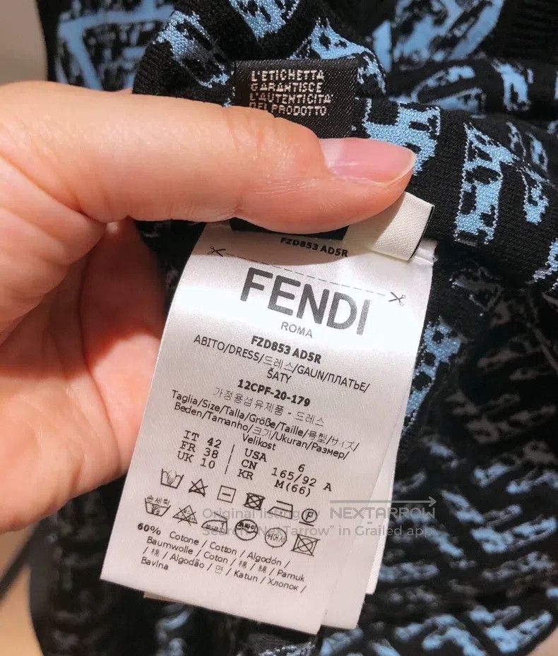 Fendi Fendi Dress Size S / US 4 / IT 40 - 6 Thumbnail