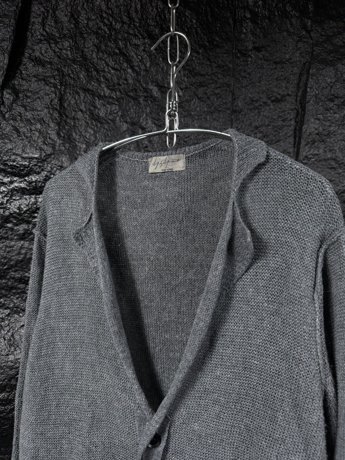 Yohji Yamamoto Yohji Yamamoto Pour Homme 11SS Cut-Off Cardigan Size US L / EU 52-54 / 3 - 3 Thumbnail